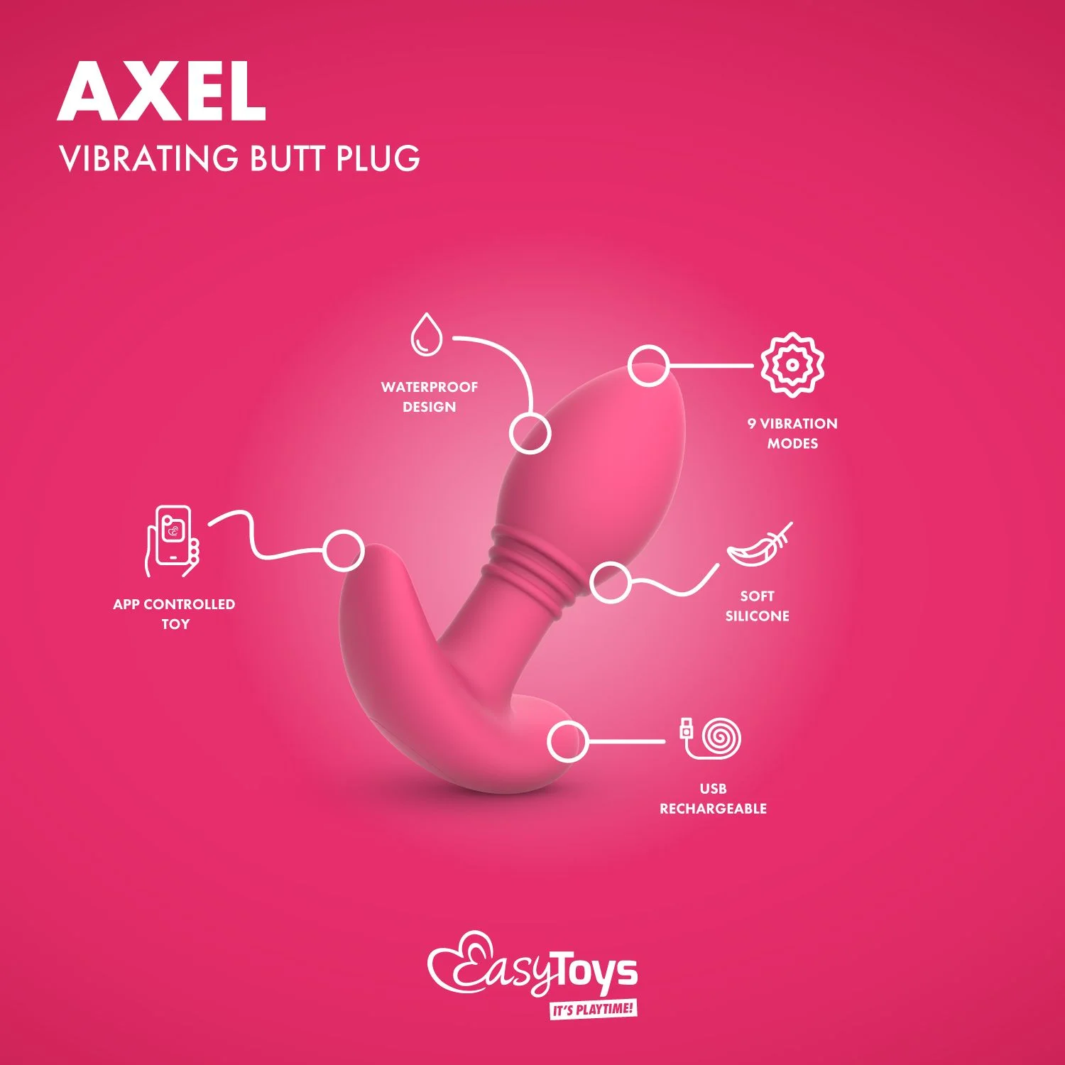 EasyConnect - Vibrerende Buttplug Axel app gestuurd