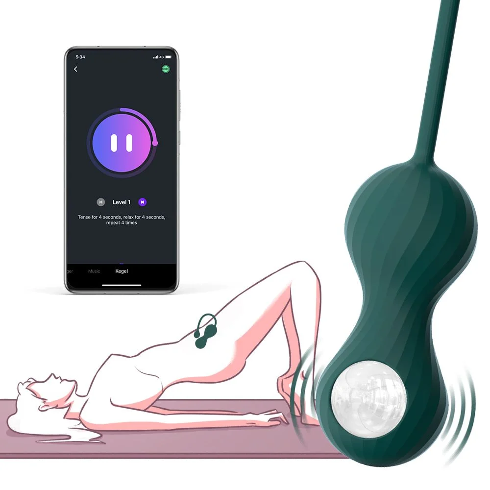 Magic Motion - Duo Smart Kegel Vibrator met Gewichtenset - Groen