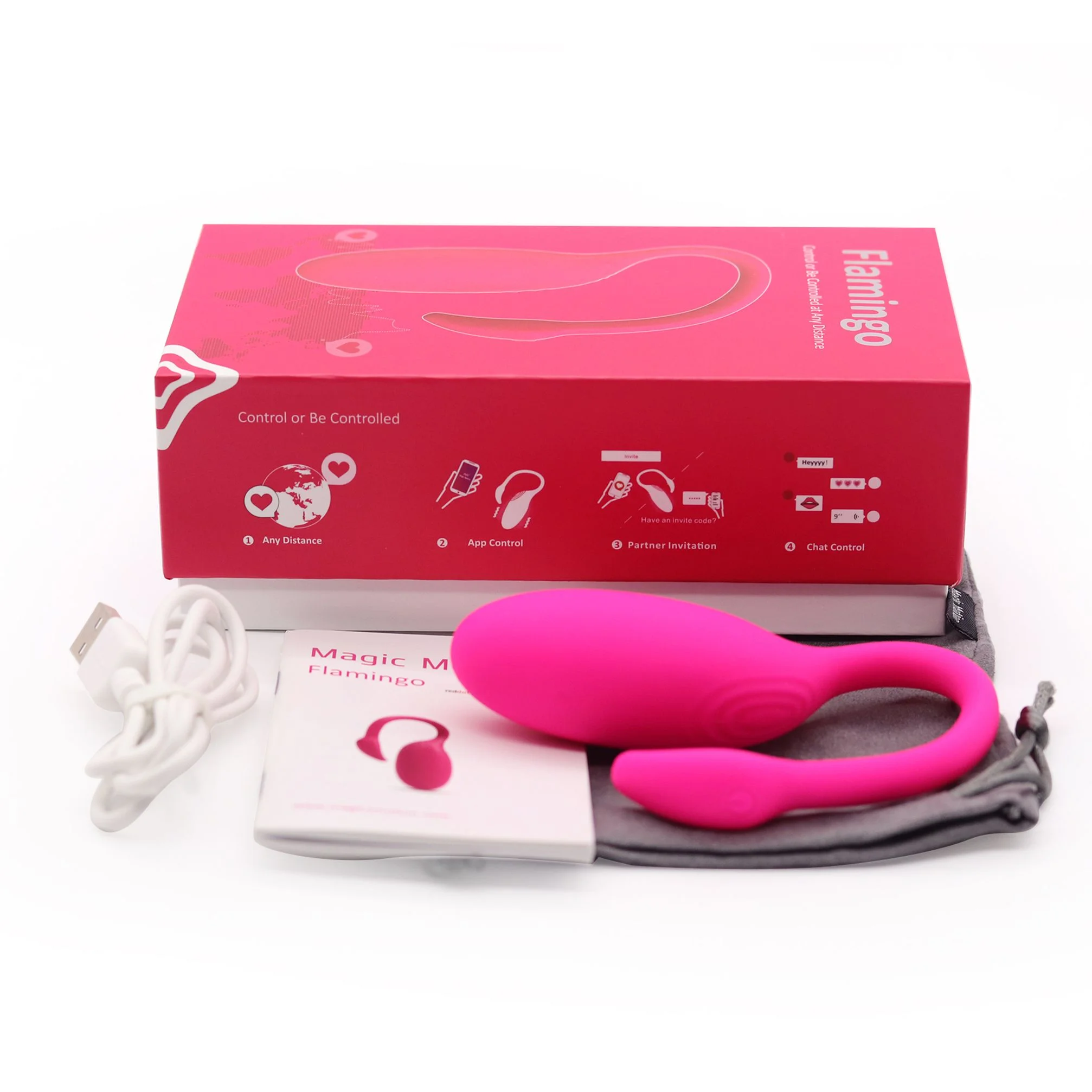 Magic Motion - Flamingo Vibrerend Ei