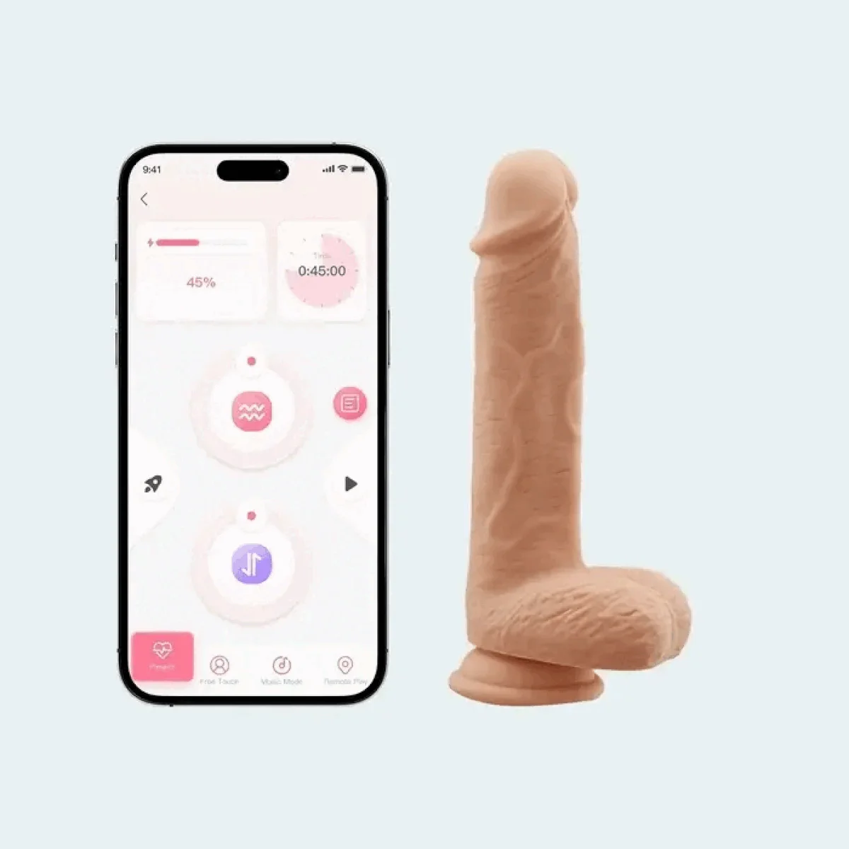 HoneyPlayBox – Paxton Rotating Vibrating Dildo – 21.9 cm