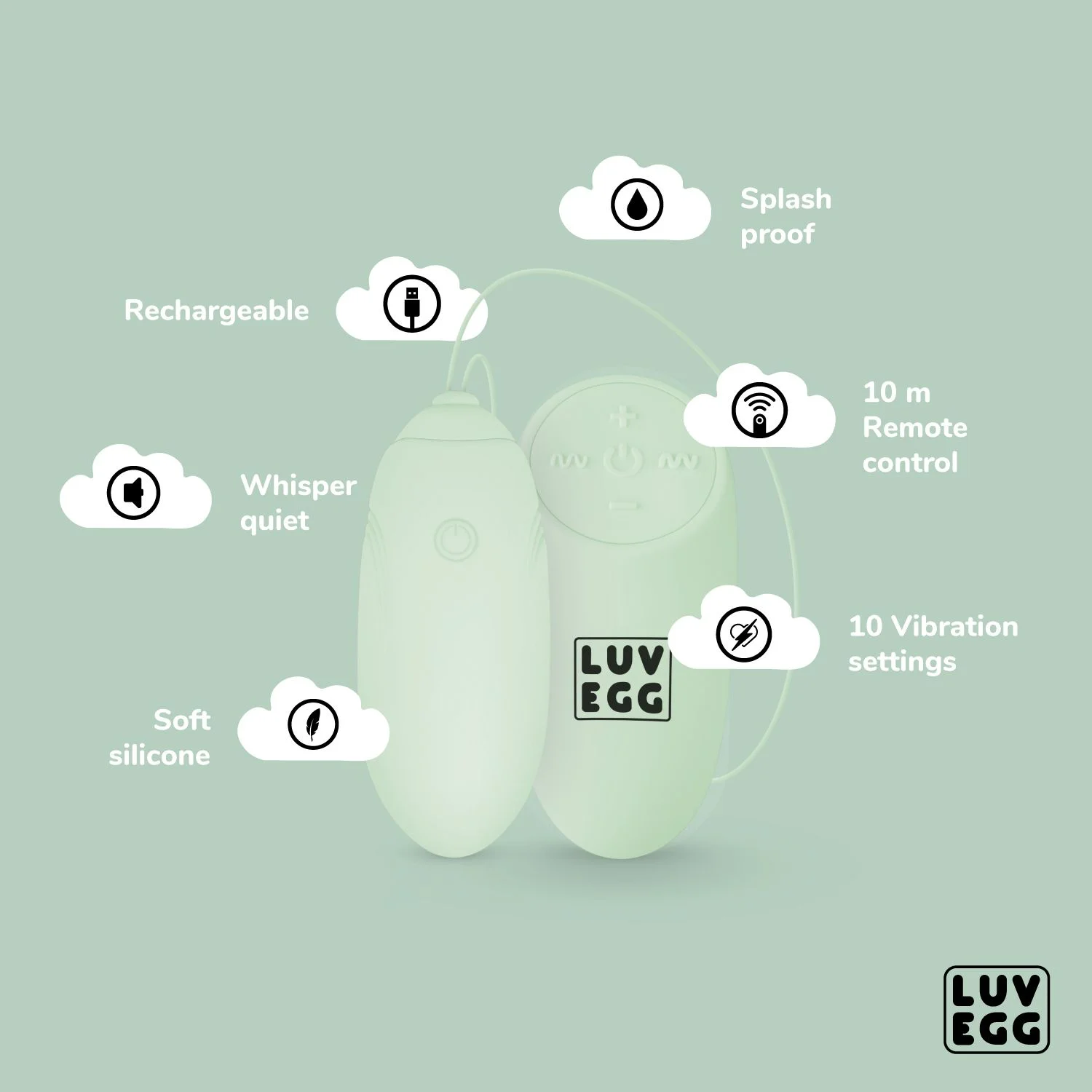 LUV EGG - Groen