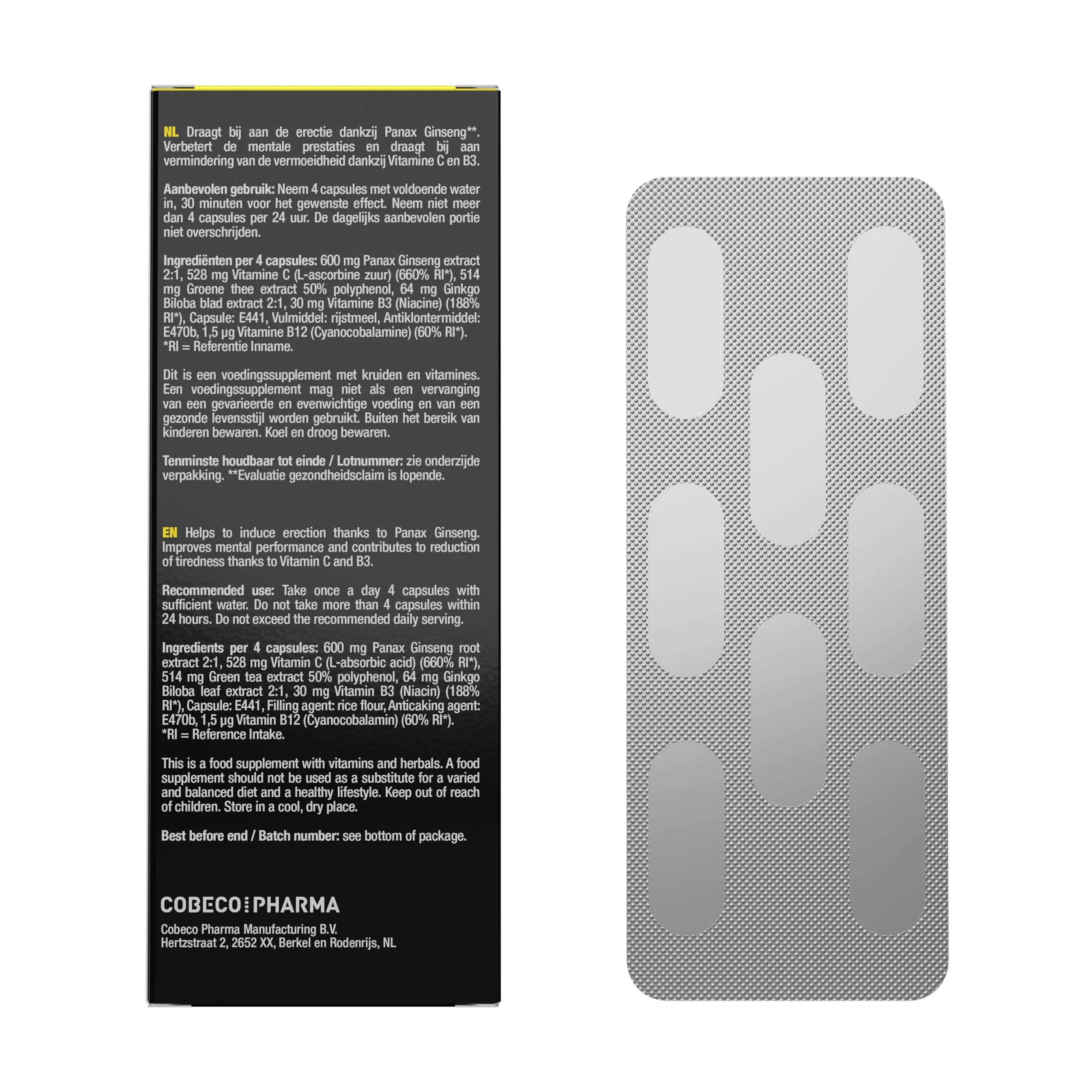 Golden Erectie Pillen - 8 stuks