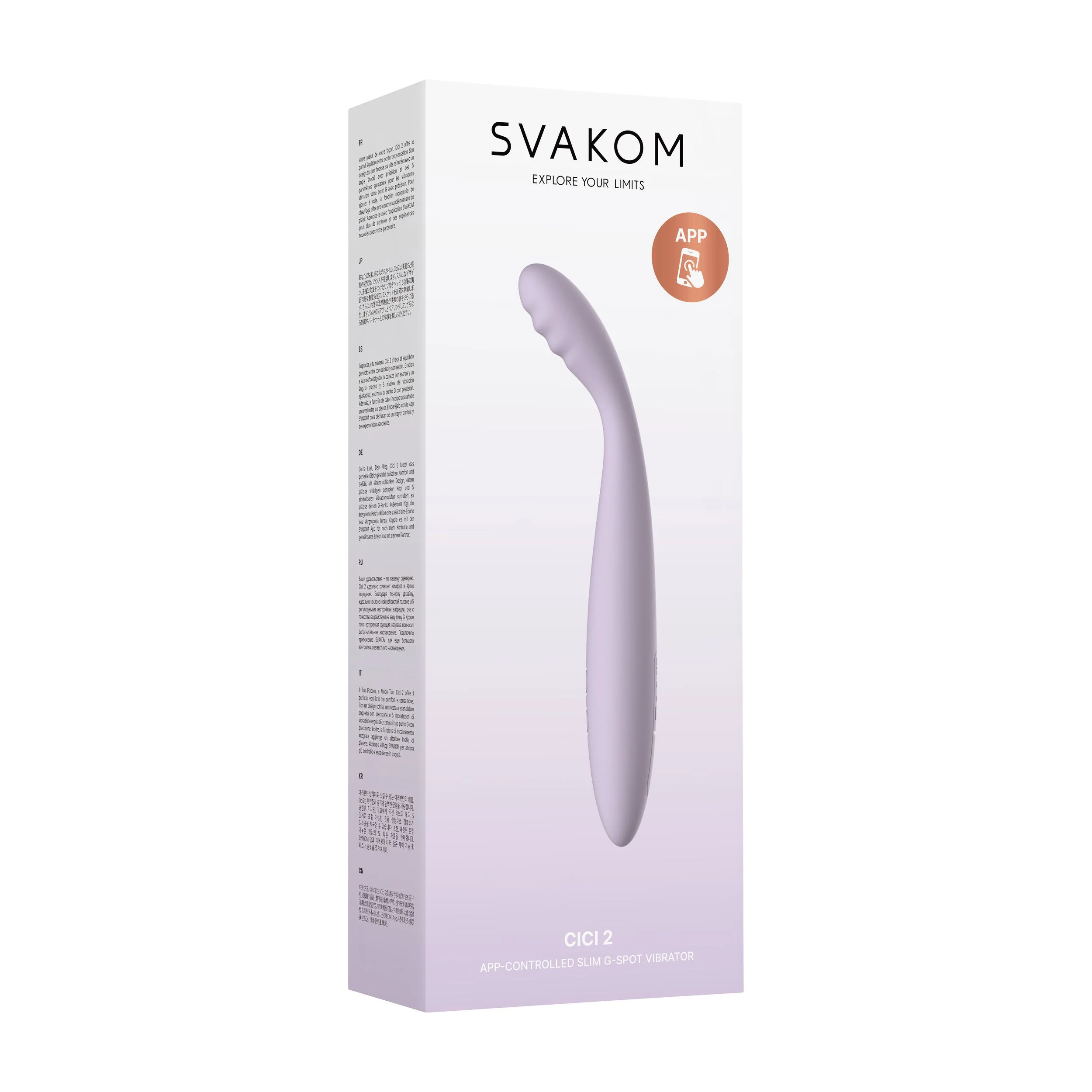 SVAKOM - Cici 2 Flexibele G-spot Vibrator - Lavendel