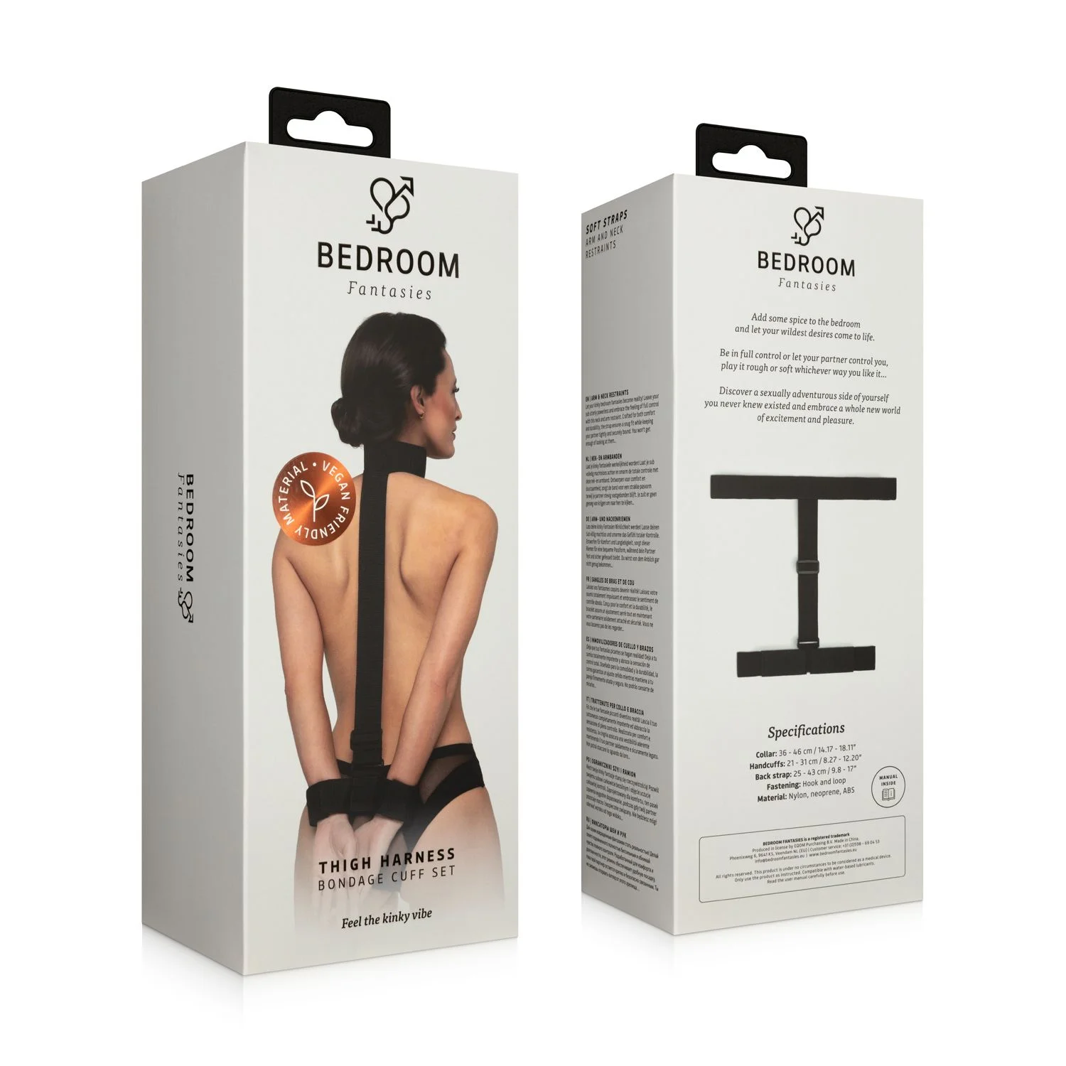 Bedroom Fantasies - Soft Straps Arm- en Nekboeien - Zwart
