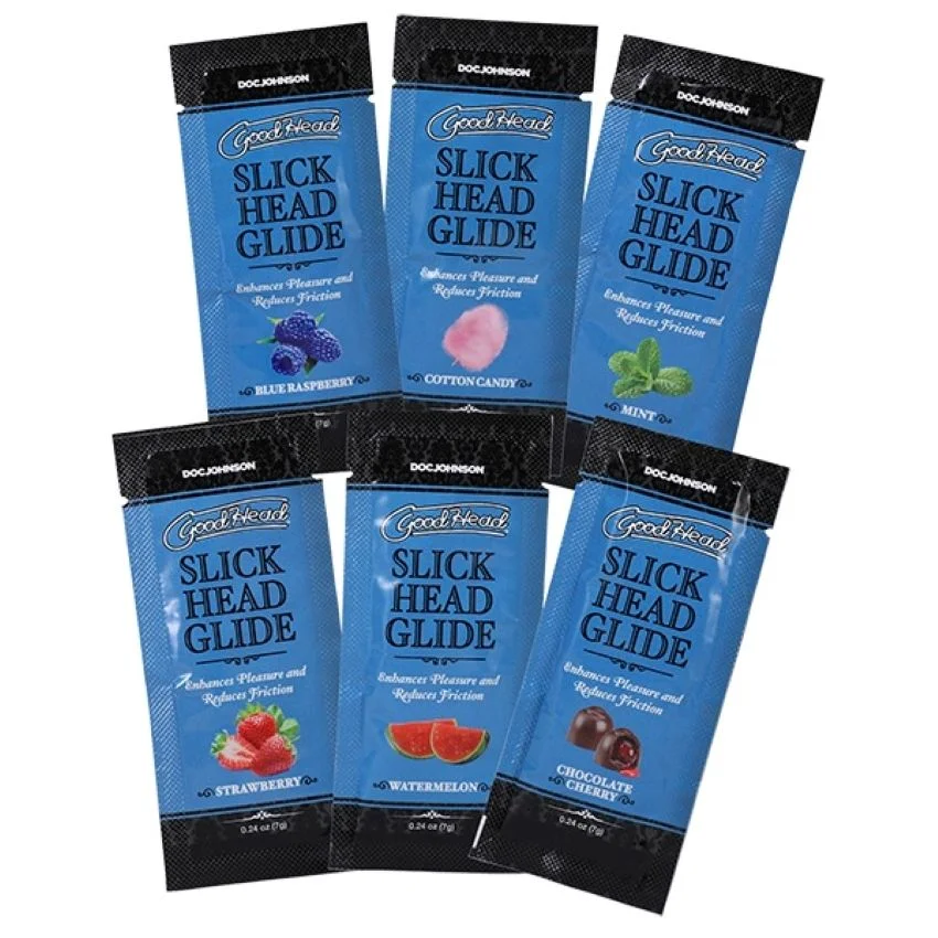 Doc Johnson - GoodHead Slick Head Glide - 6 stuks