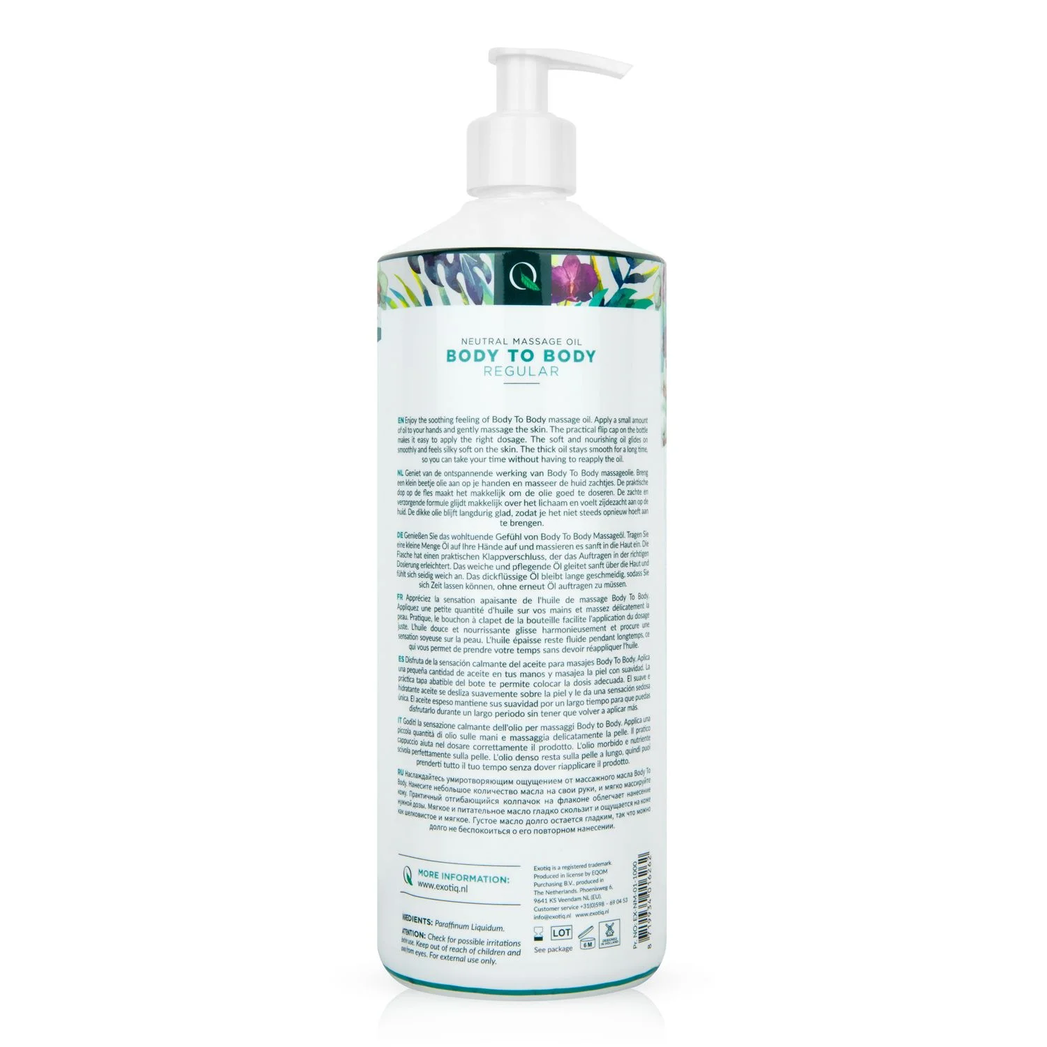 Exotiq Body To Body Oil – 1L