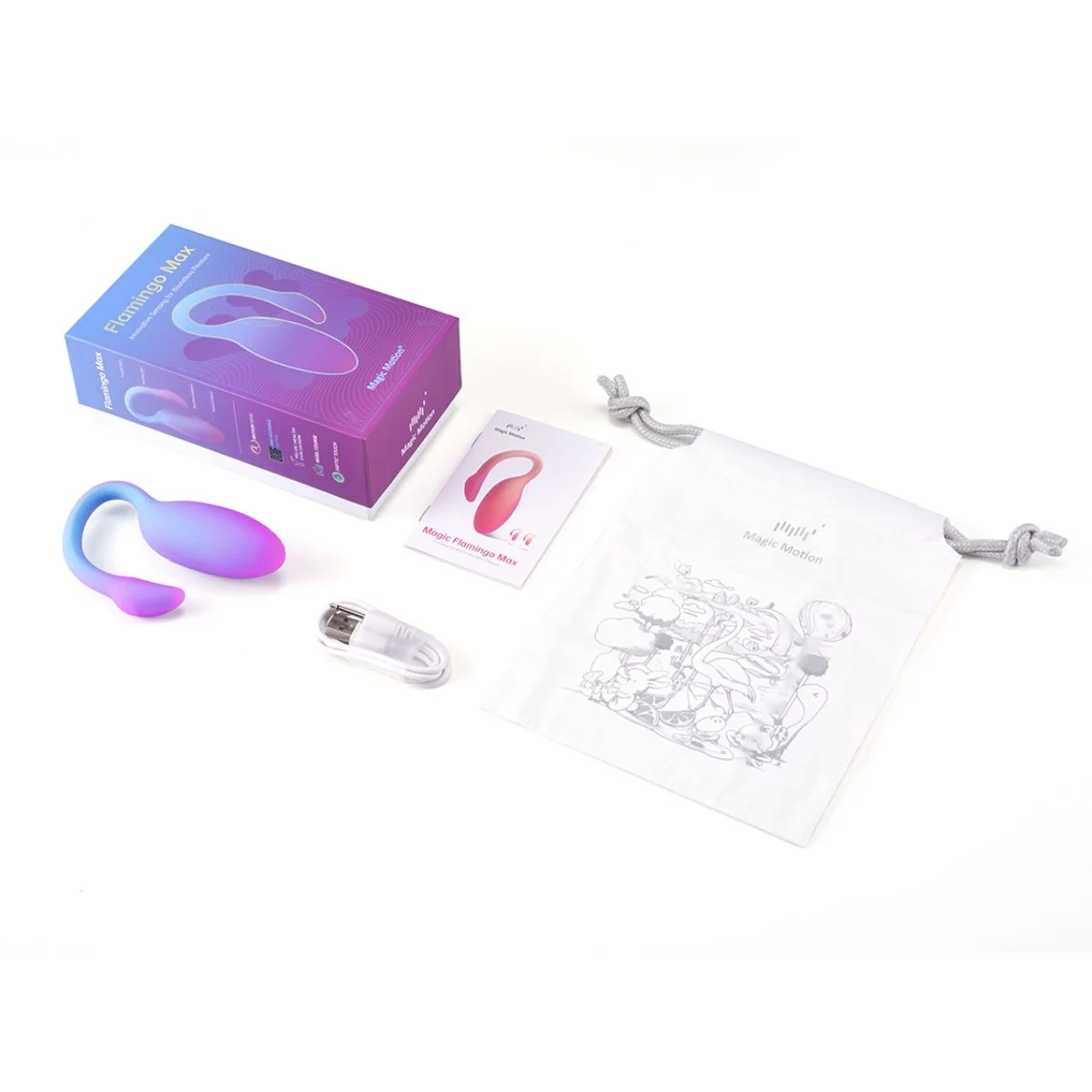 Magic Motion - Magic Flamingo Max Vibratie Ei - Blauw