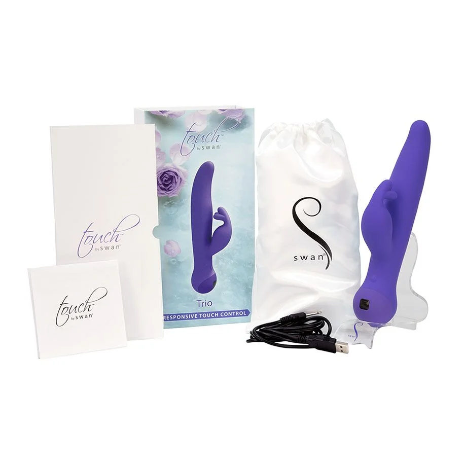 Swan - Trio Rabbit Vibrator Paars