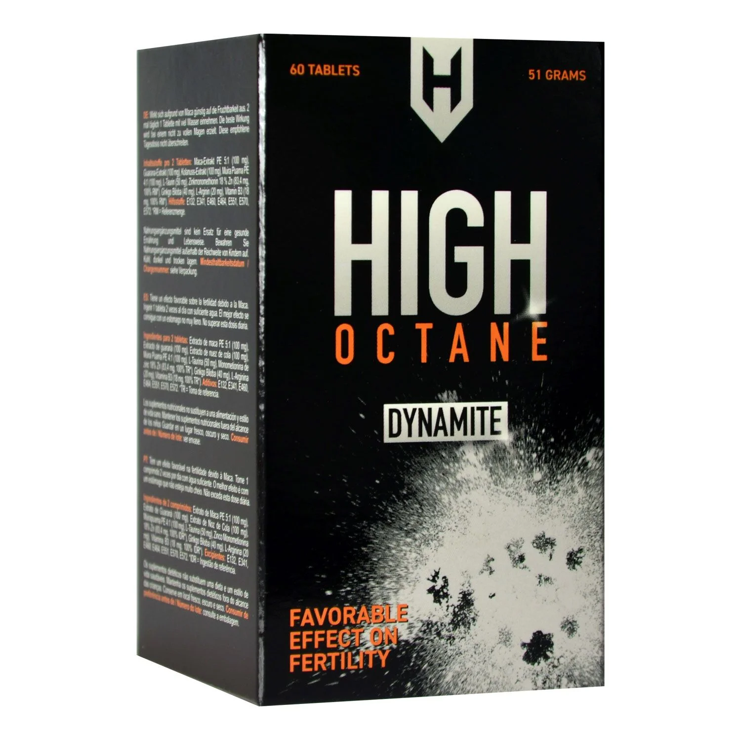 High Octane Dynamite Sperma Verbeteraar - 60 capsules