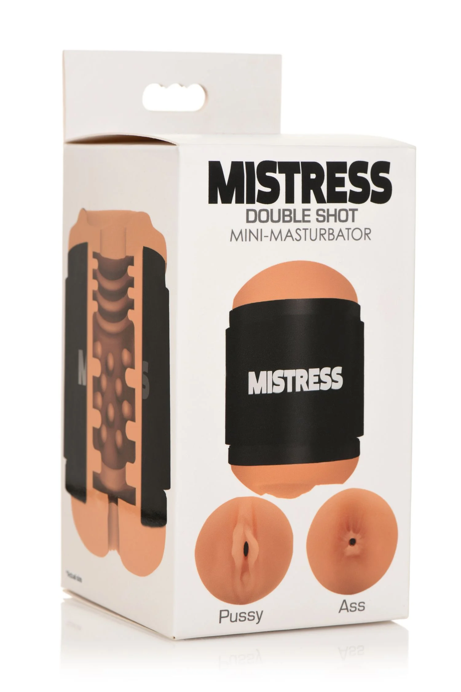 MISTRESS – Double Shot Mini Masturbator – Beige