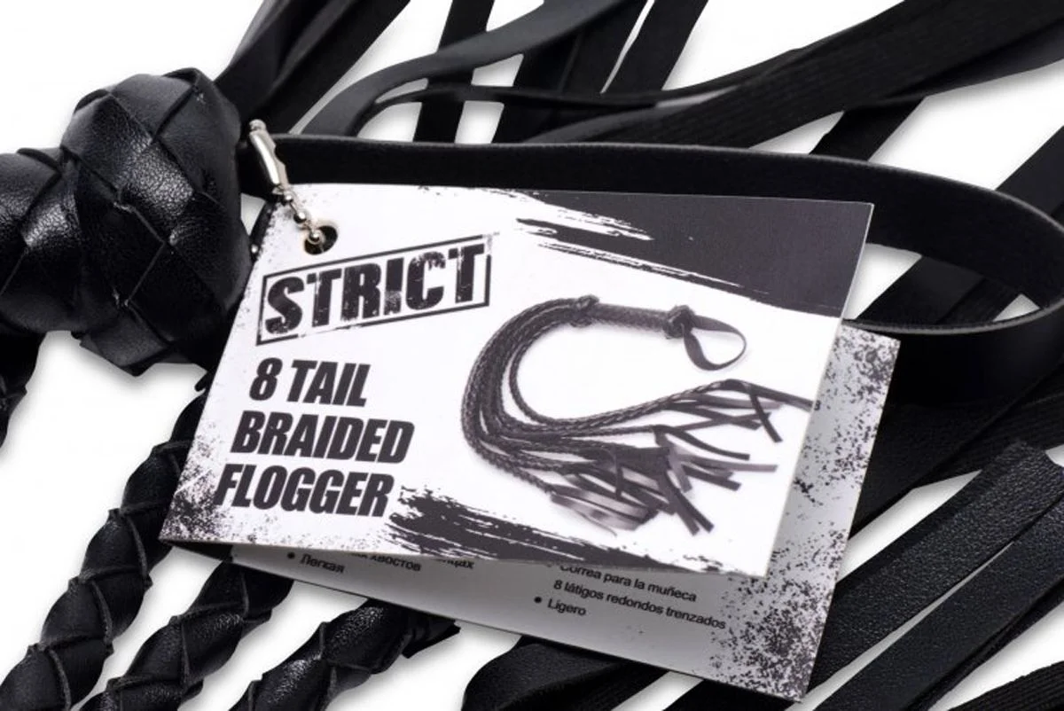 Lange Gevlochten Flogger