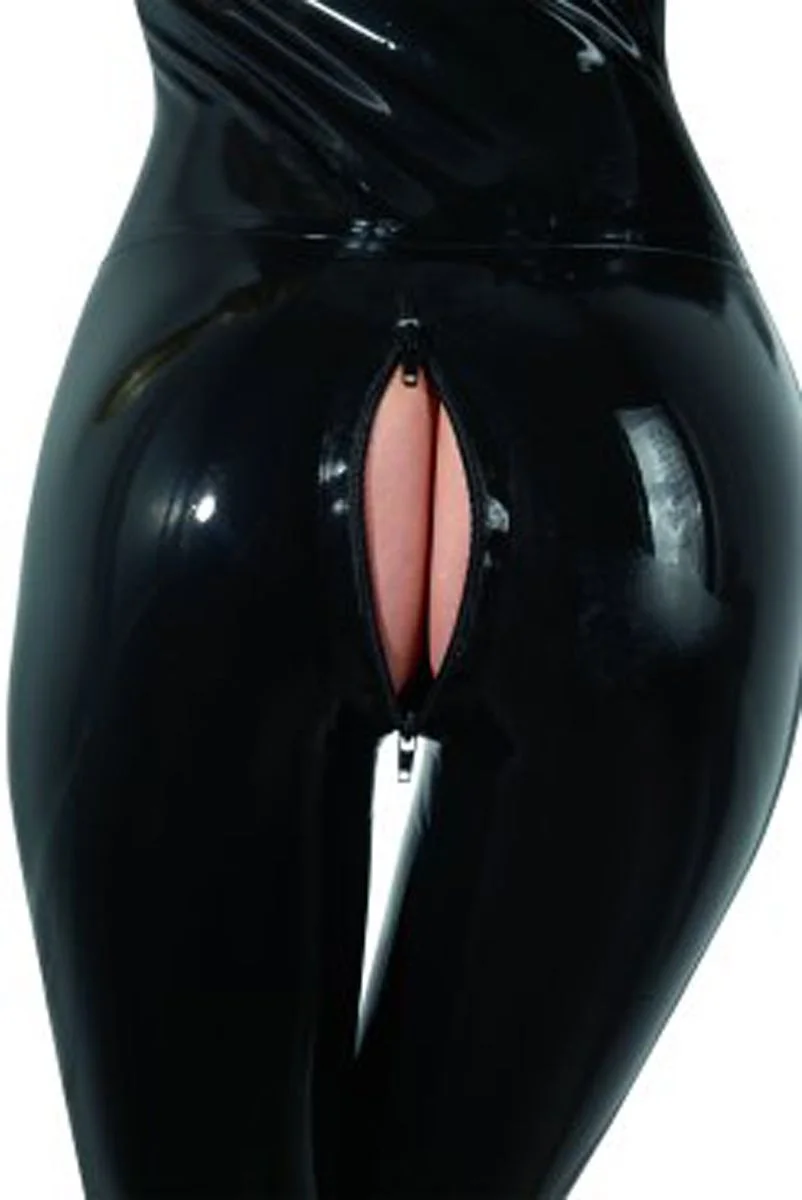 Latex Catsuit Met Ritsen