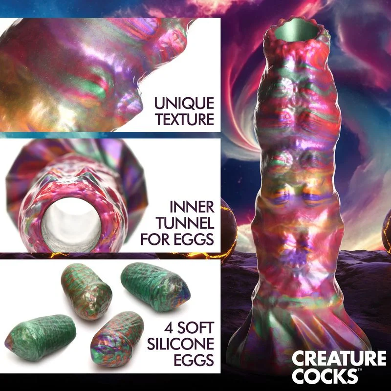 Ovipositor Dildo Met Eieren