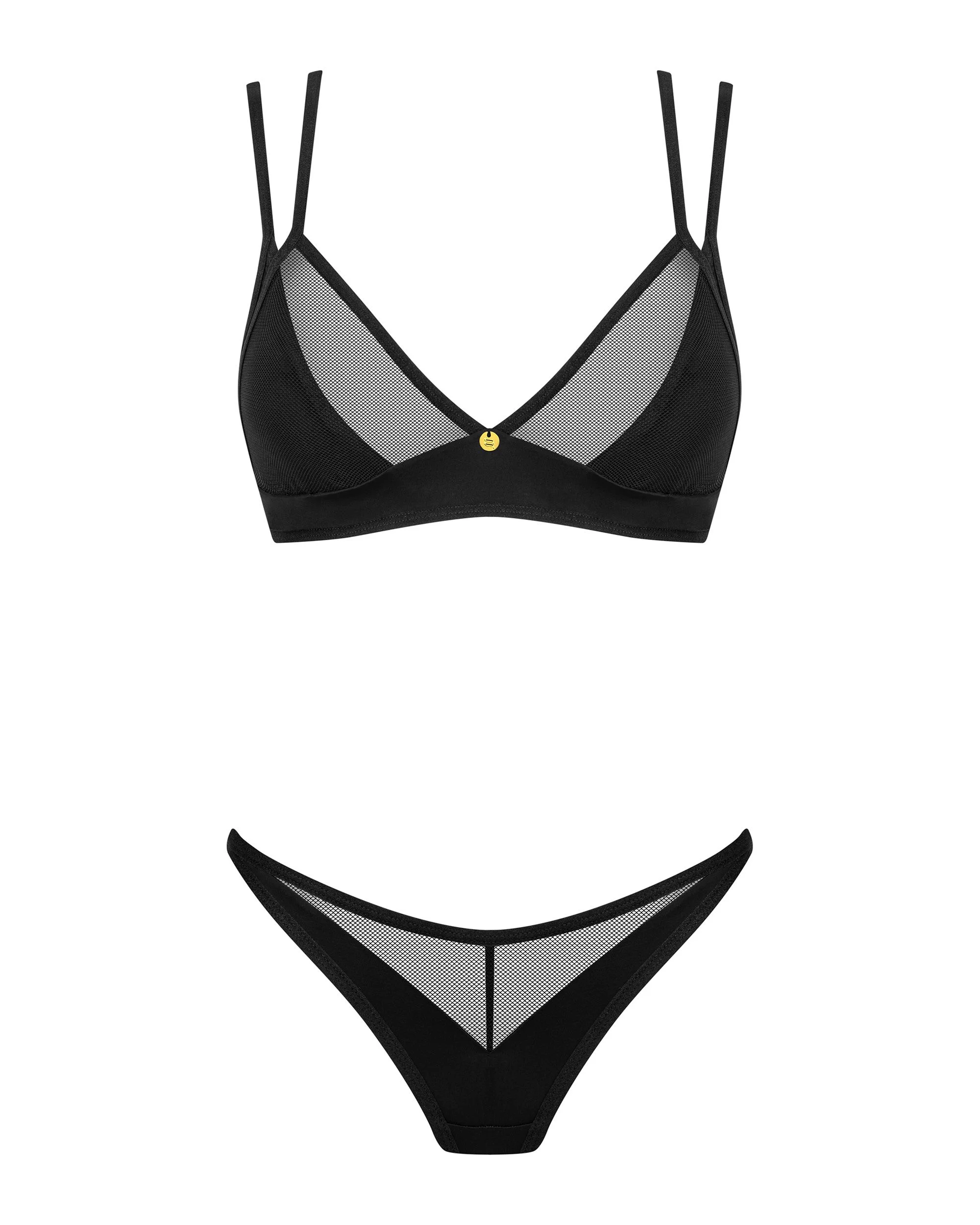 Obsessive - Nesari Tweedelige Set - Zwart