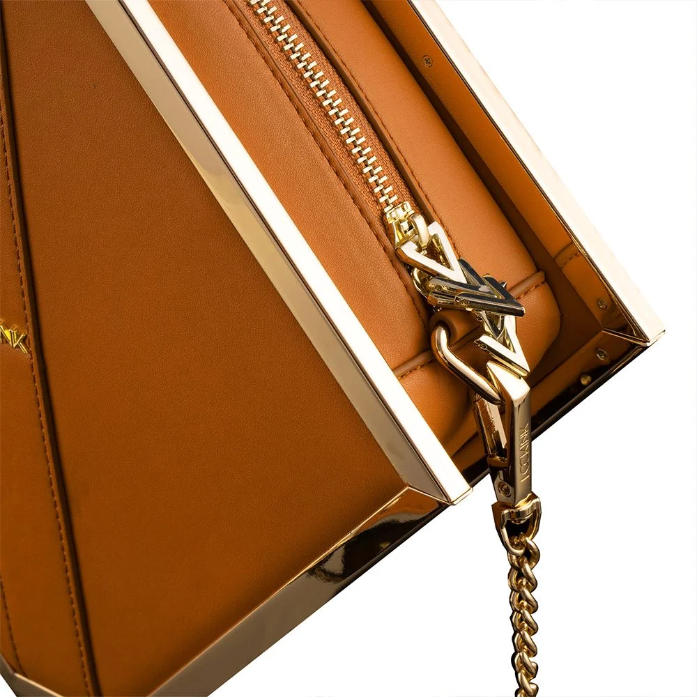 LOCKINK - Mysterious Square Kink Bag - bruin