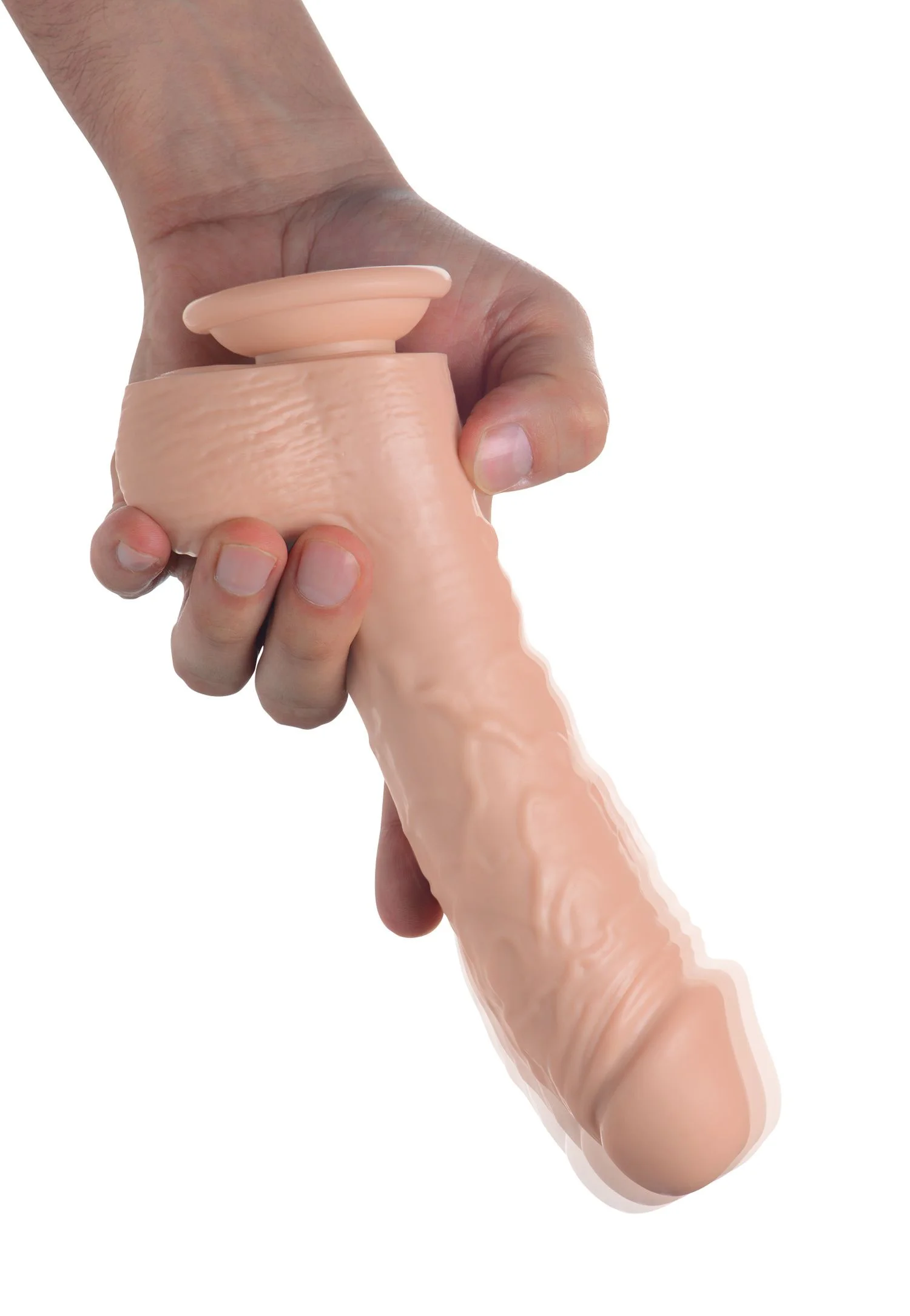 Loadz - Vibrerend Spuitend Dildo - 21,5 cm & Lichtkleurig