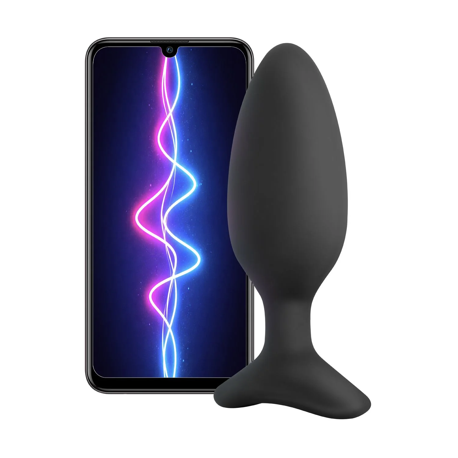 Lovense - Hush 2 Vibrerende Buttplug Met App - Zwart