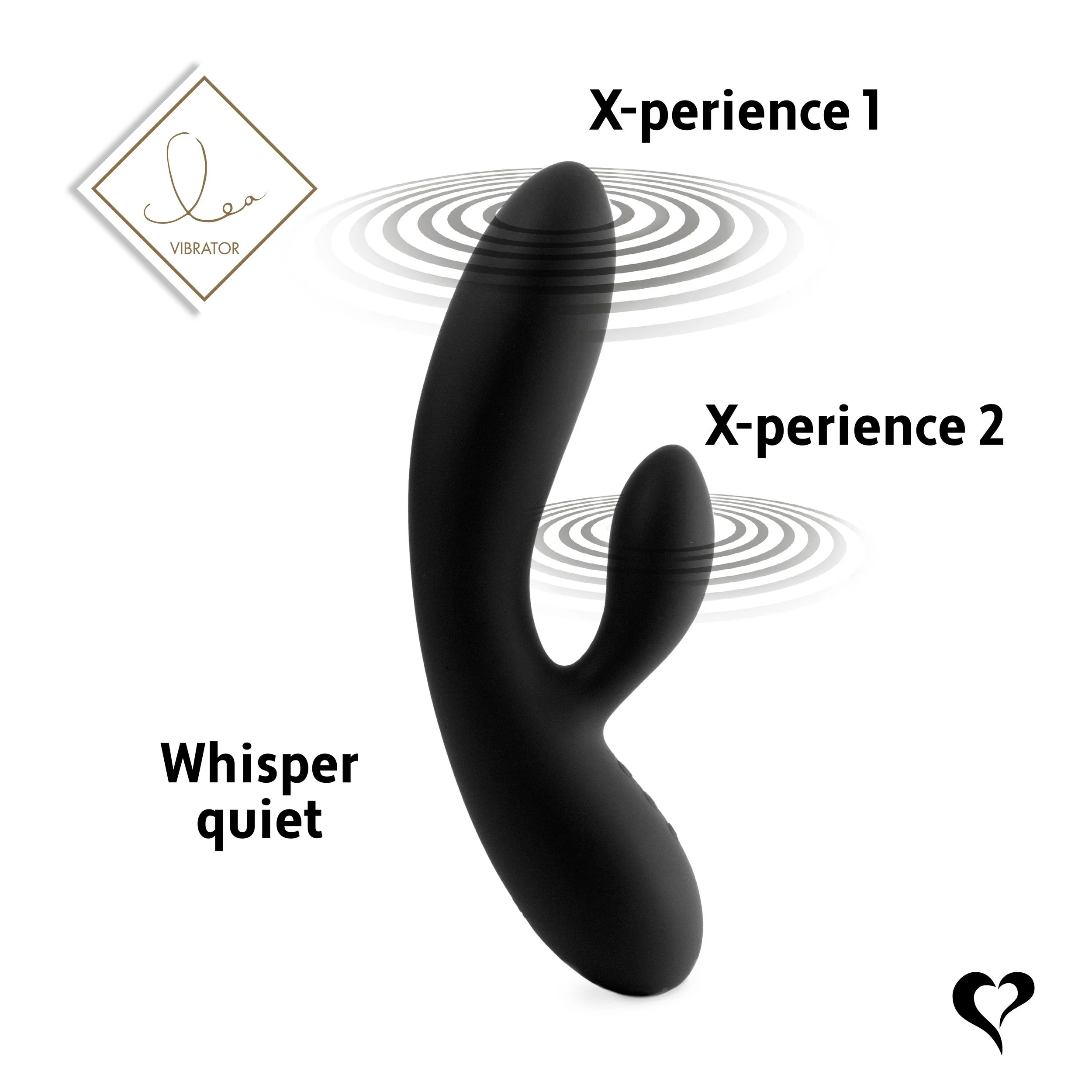 Feelztoys - Lea Rabbit Vibrator - Zwart