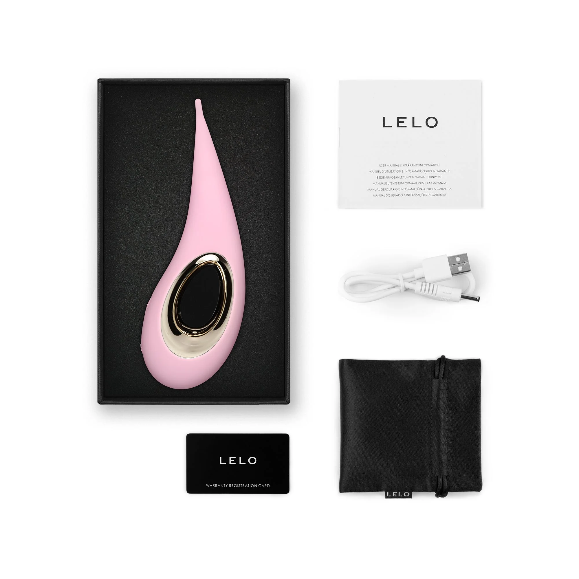 LELO - Dot External Clitoral Pinpoint Vibrator - Roze