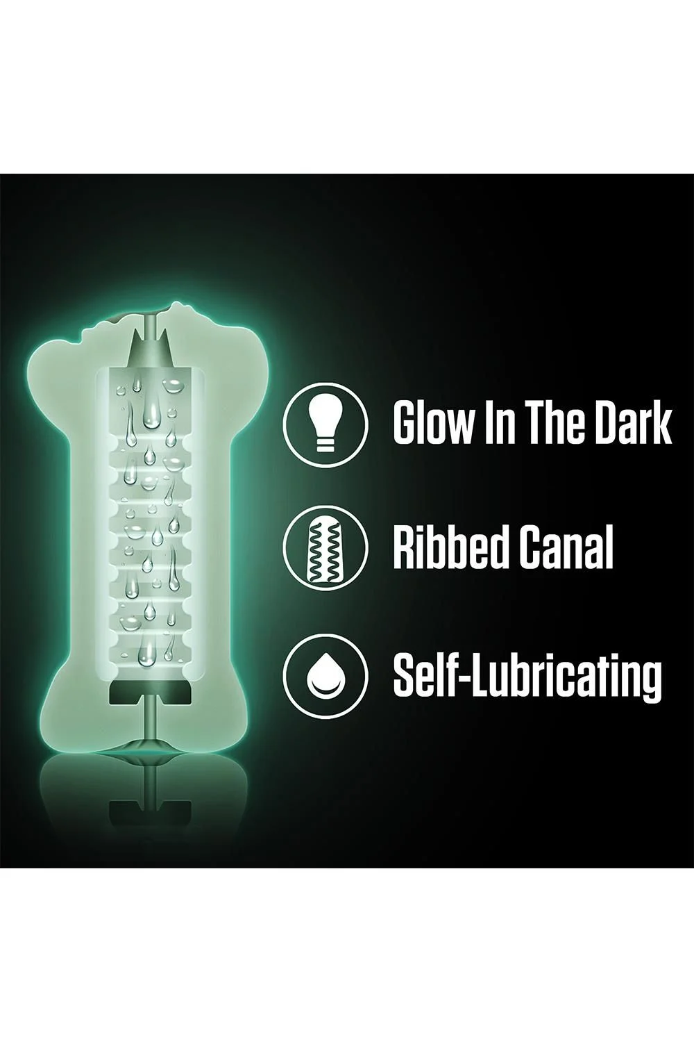 Blush - Tasha Glow in the Dark Masturbator Sleeve - Beige