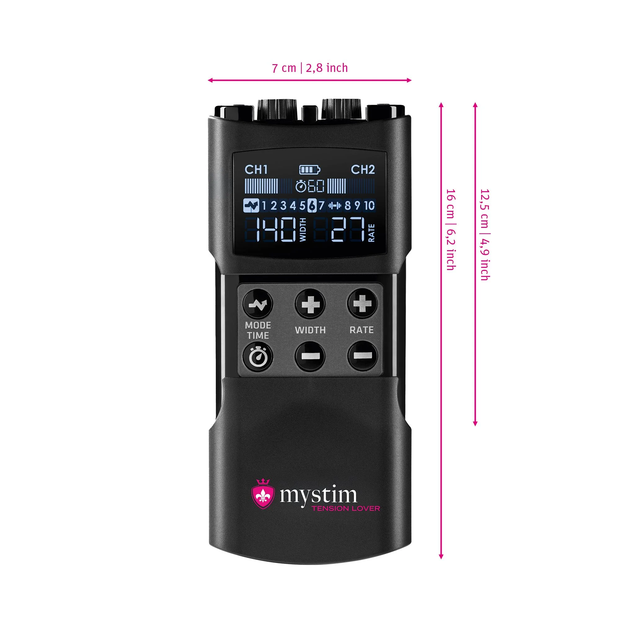 MyStim – Tension Lover 2 - Zwart
