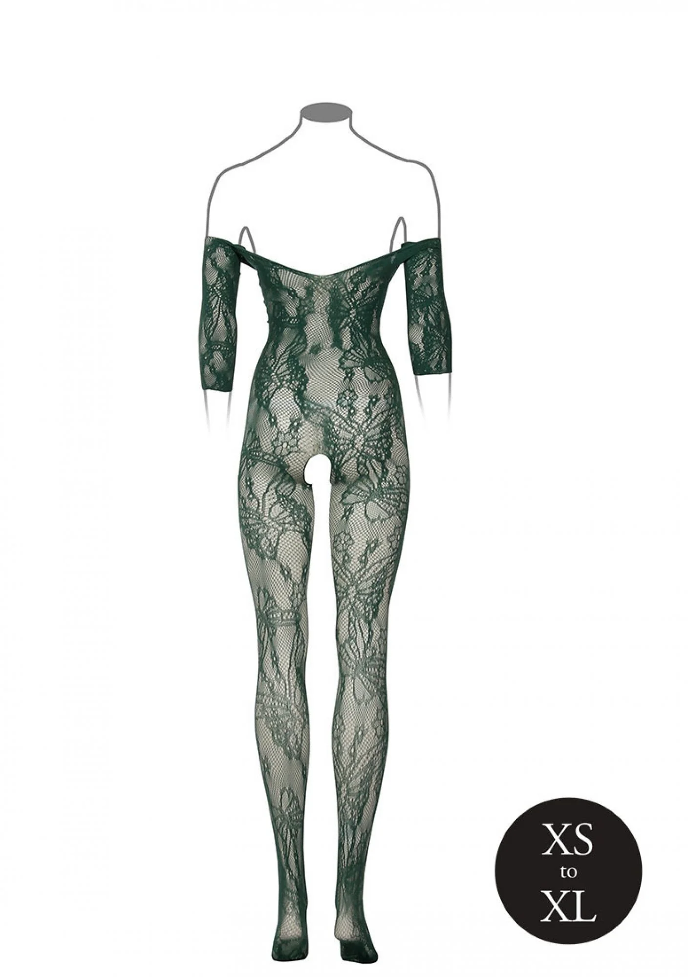 Catsuit Met Lange Mouwen - Groen