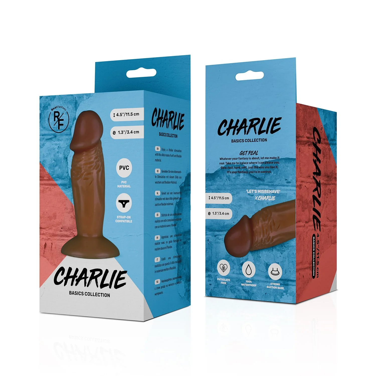 Charlie Realistische Dildo Met Zuignap - 11,5 cm