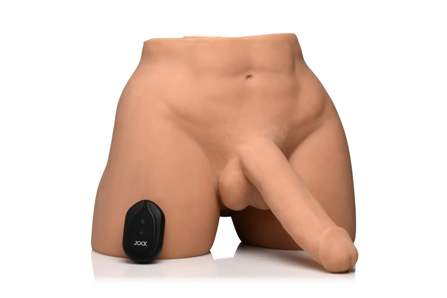JOCK - Automatisch Knijpende & Vibrerende Masturbator - Medium