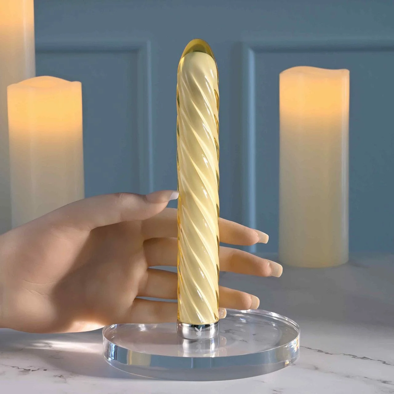 Playboy - Twist of Fate Glazen Dildo