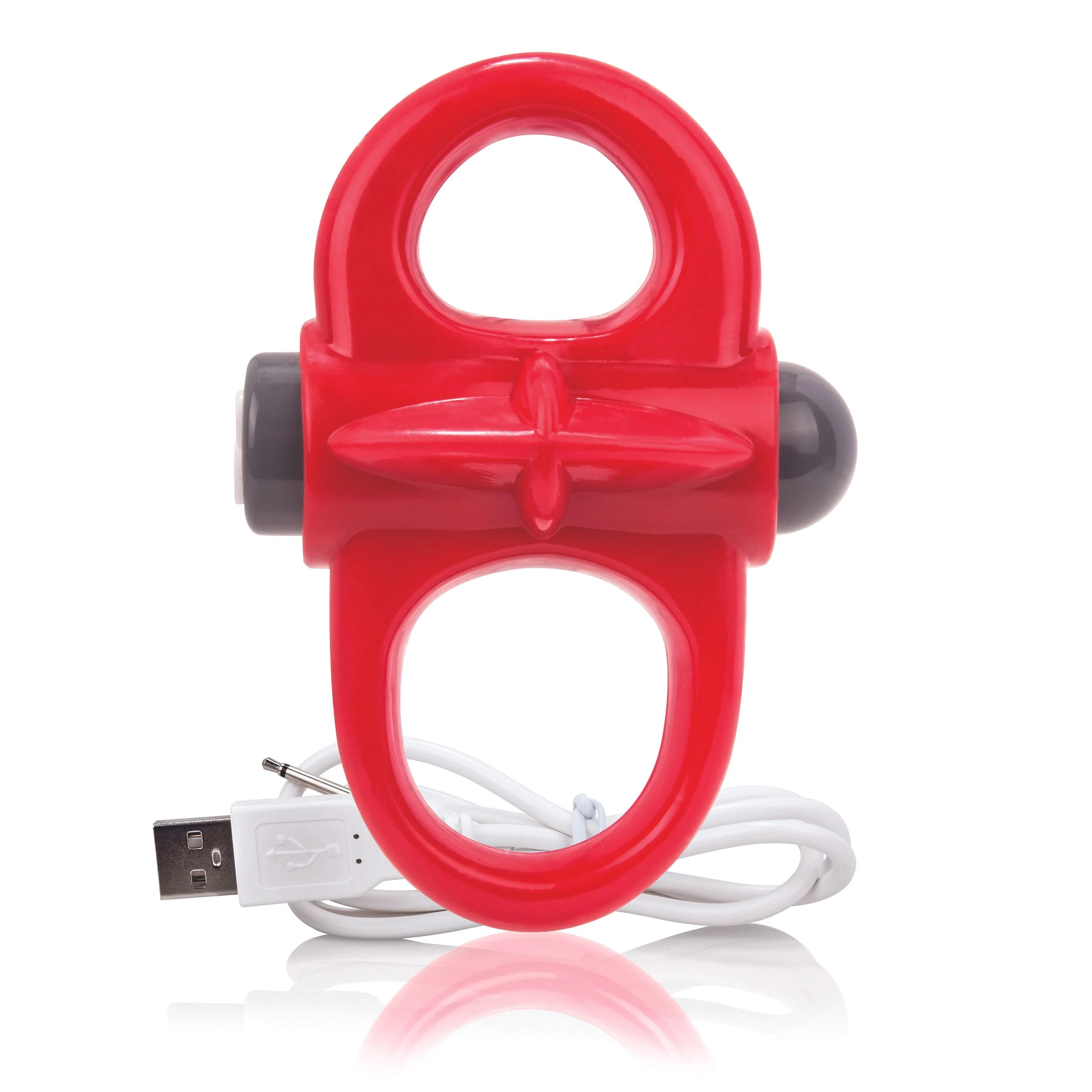 The Screaming O - Charged Yoga Vibe Ring Rood