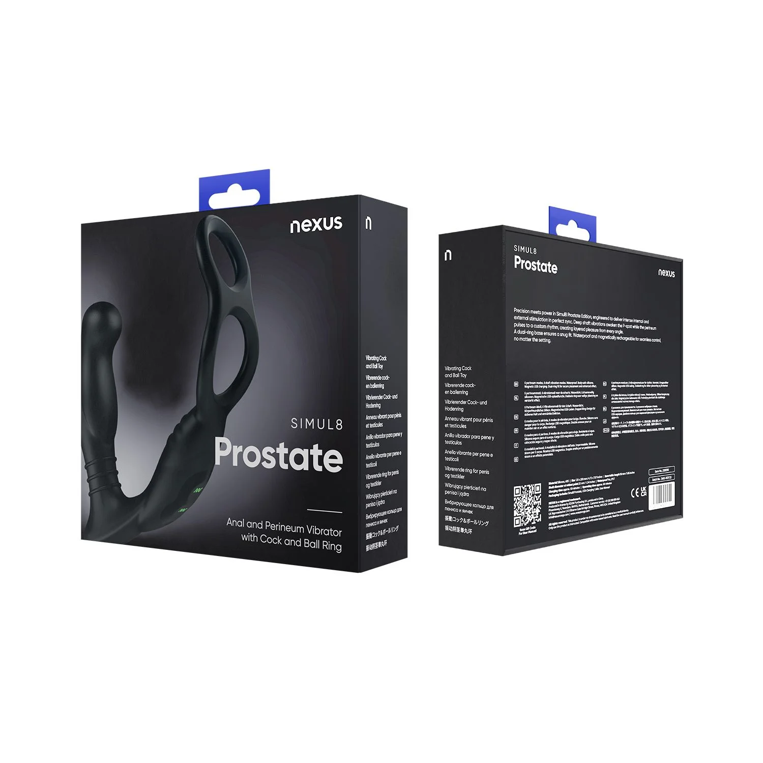 Nexus - Simul8 Prostaat Vibrator Met Cockring & Ballstretcher