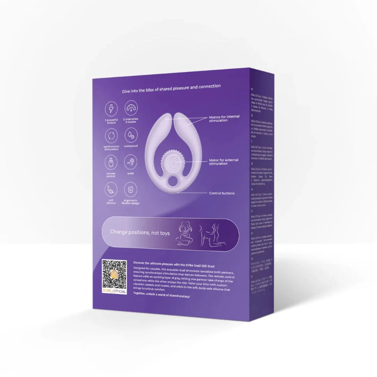 SVibe - GIZI Duo Couples Stimulator - Paars