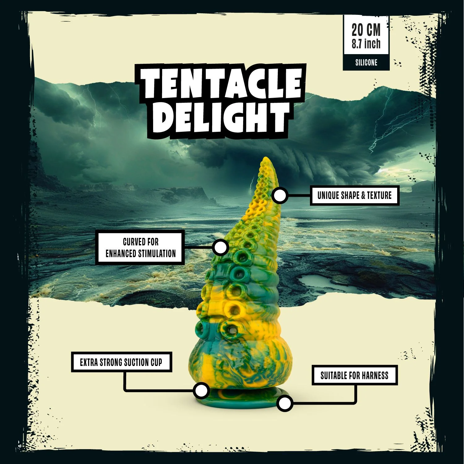 Mythical Mates - Tentacle Delight Groen & Geel