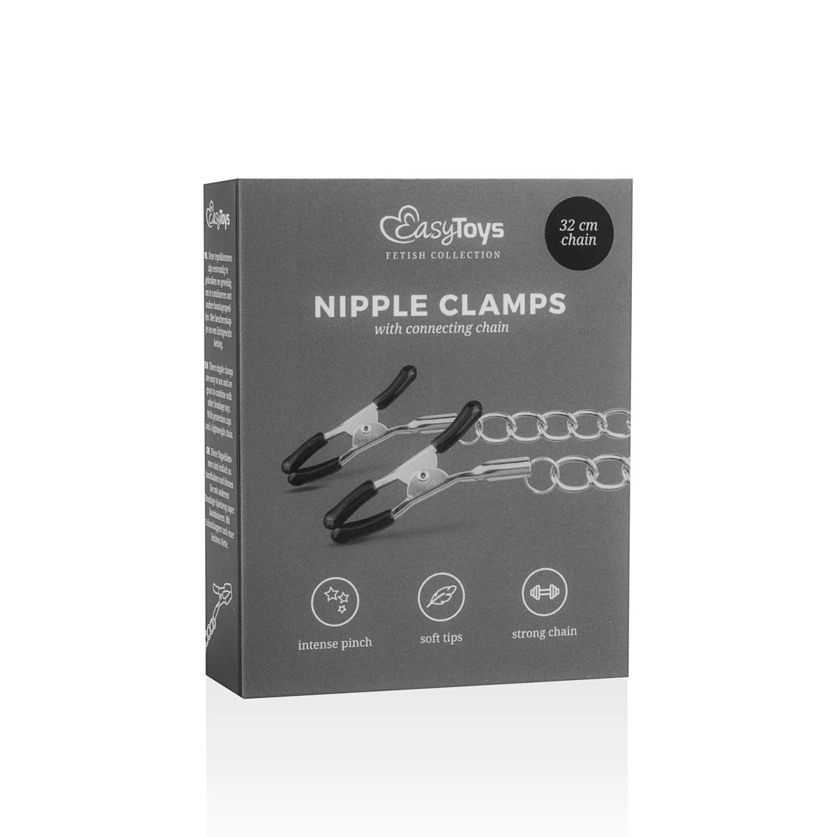 Fetish - Klassieke Tepelklemmen Met Ketting