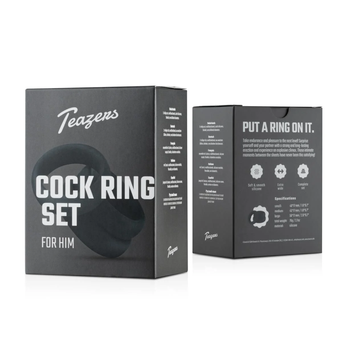 Teazers Cock- En Balring Set - 3 Stuks