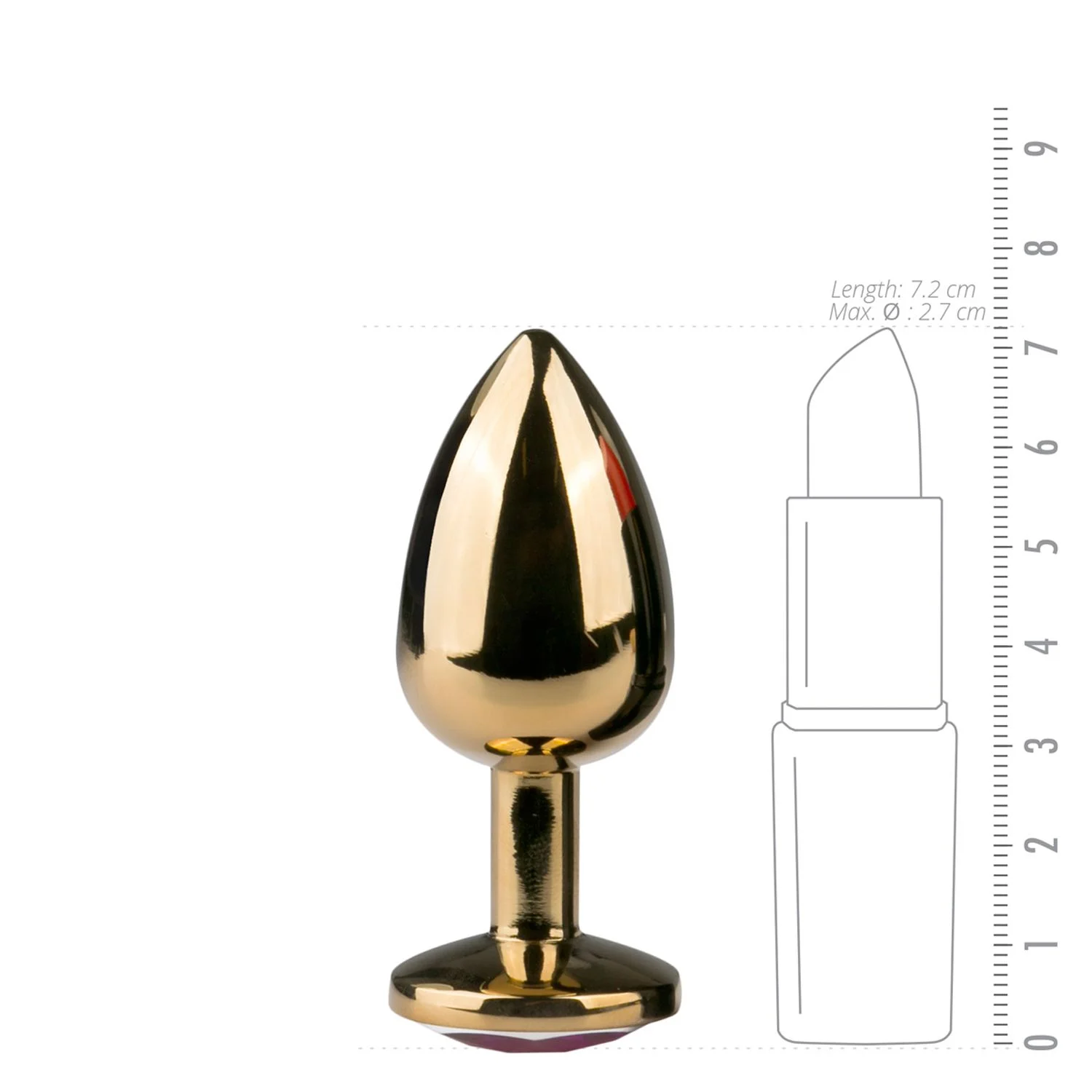 Metalen buttplug