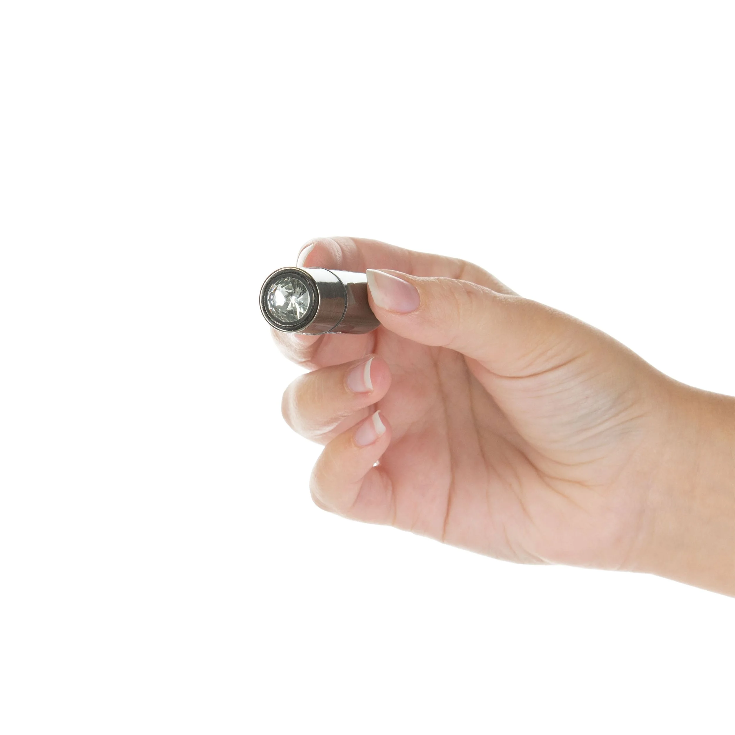 PowerBullet - First Class Mini Bulllet met Kristal 9 Standen Gun Metal