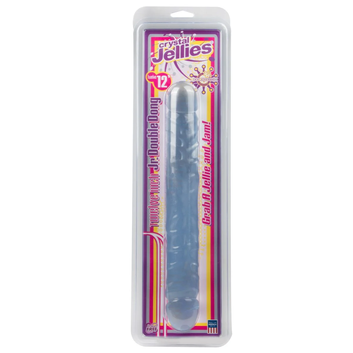 Crystal Jellies Dubbel Dildo - Transparant