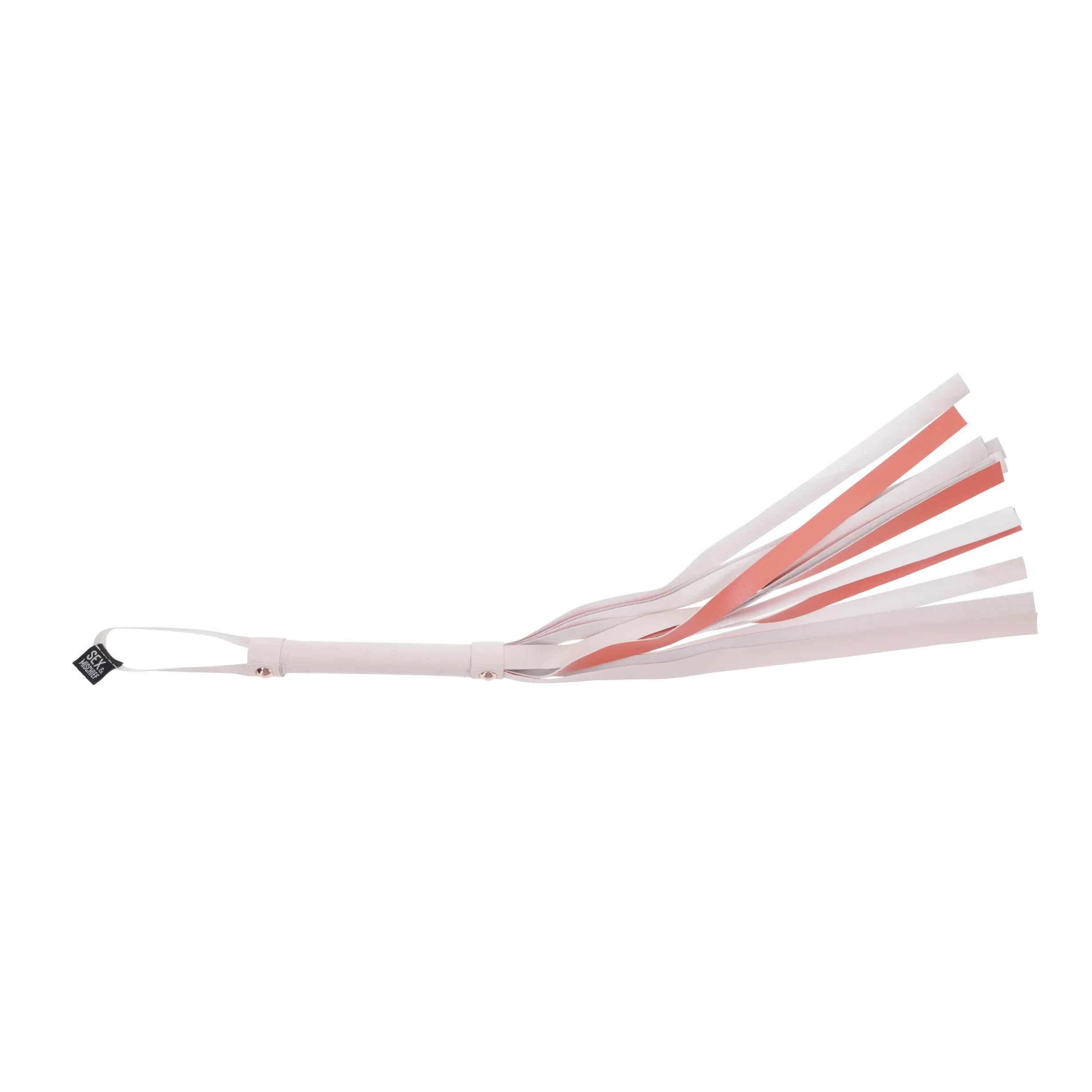 Sportsheets – S&M Peaches ‘n CreaMe Gestreepte Flogger – Cream & Orange