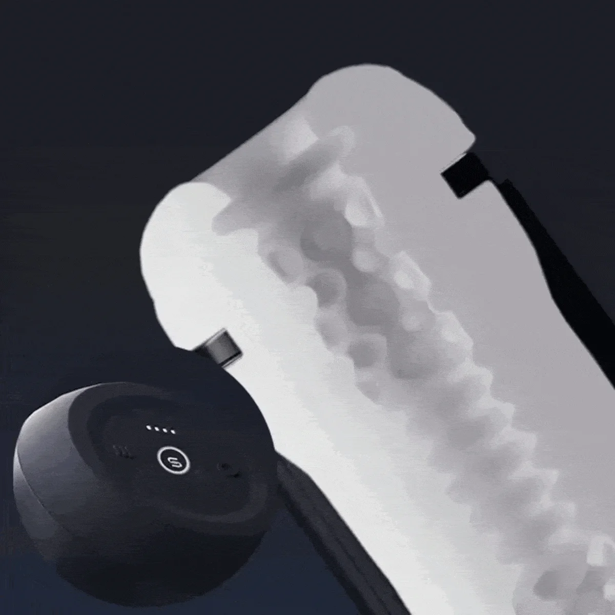 SVAKOM - Sam Neo 2 Interactieve Masturbator - Blauw