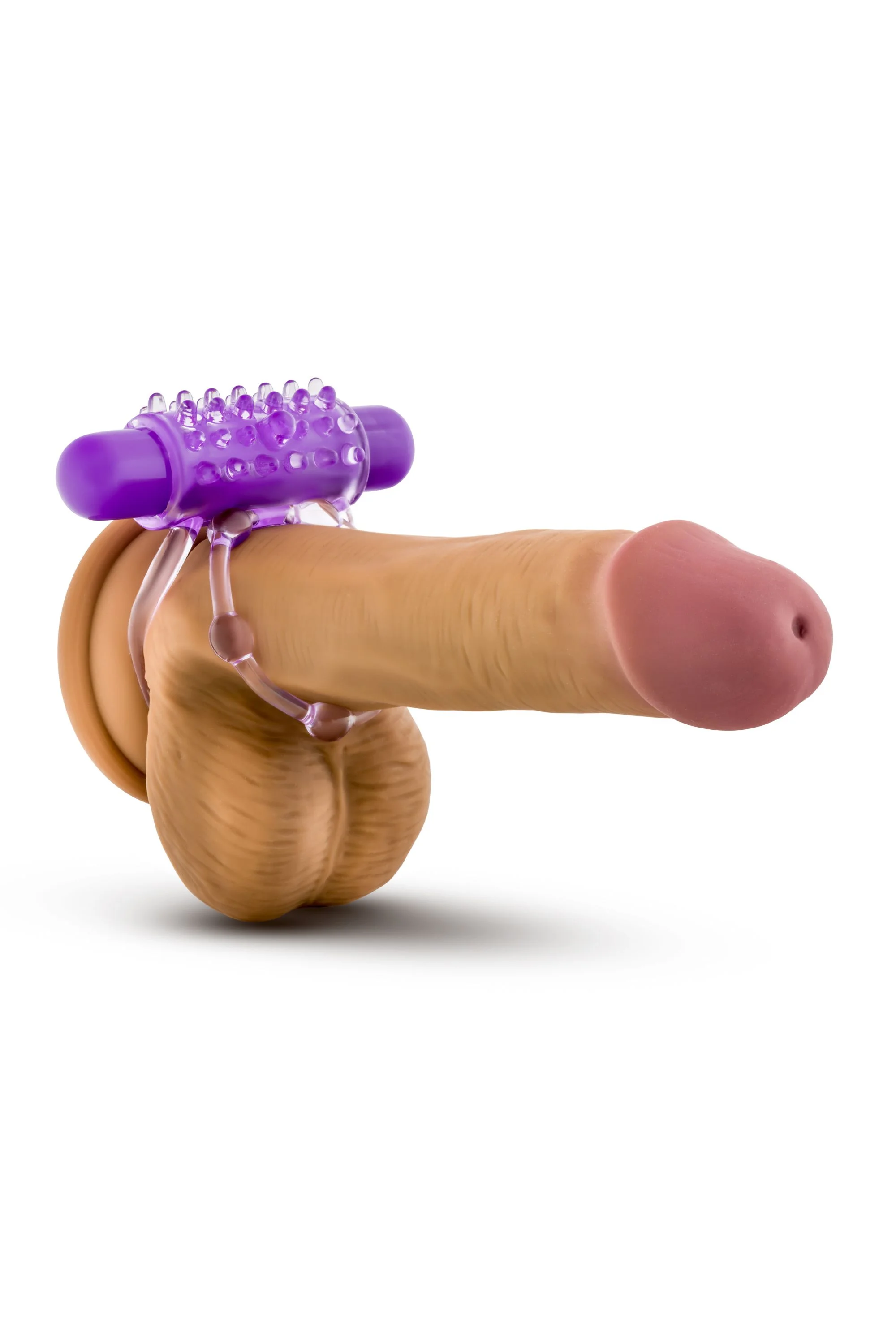 Blush - Play With Me The Player Vibrerende Dubbele Cockring met Ball Strap
