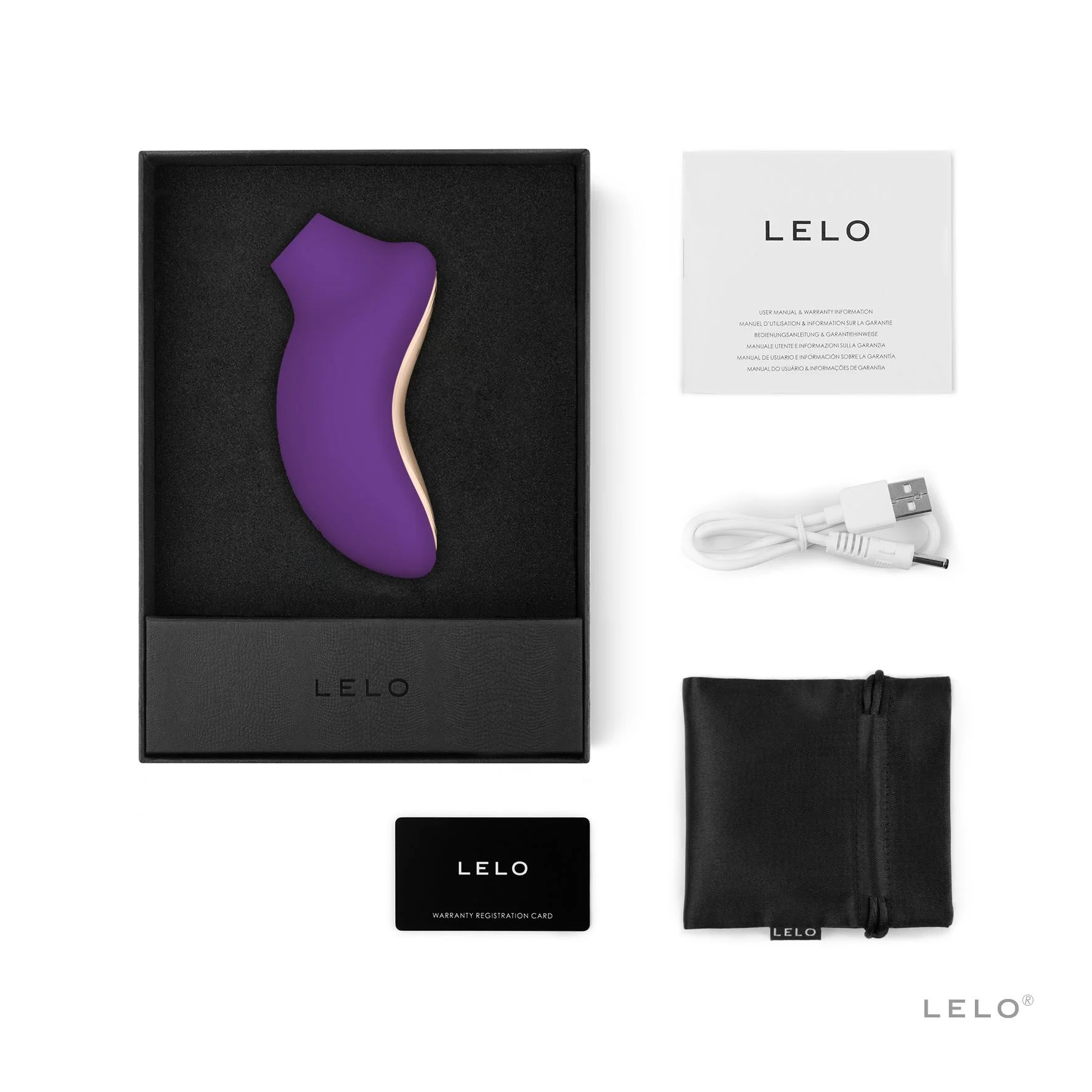 LELO - Sona 2 Luchtdrukvibrator - Paars