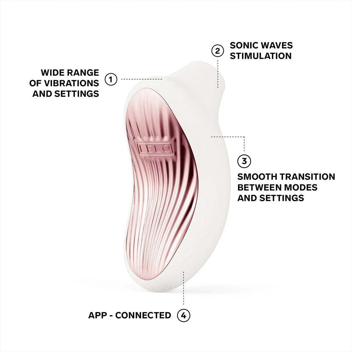 LELO - SONA 3 Clitoris Stimulator - Cream