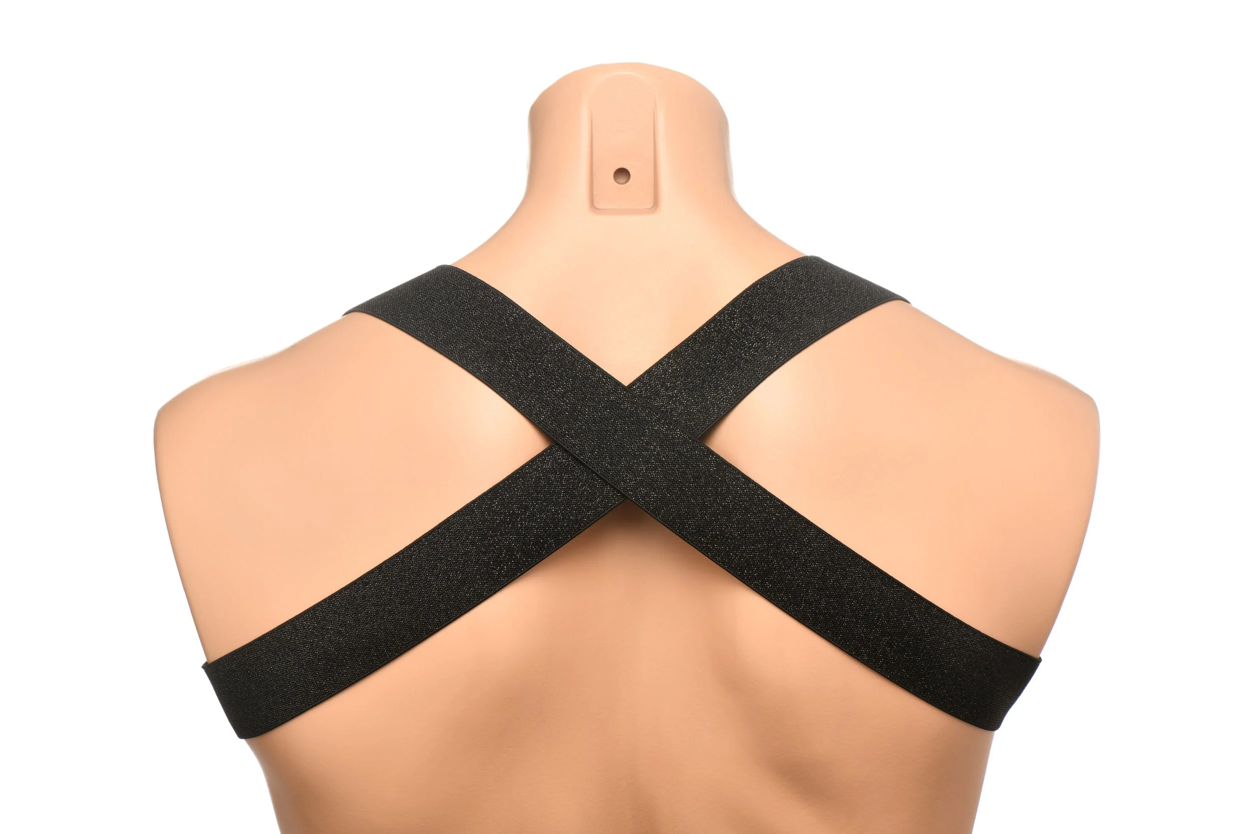 XR Brands - Borstharnas met Armbanden - Zwart