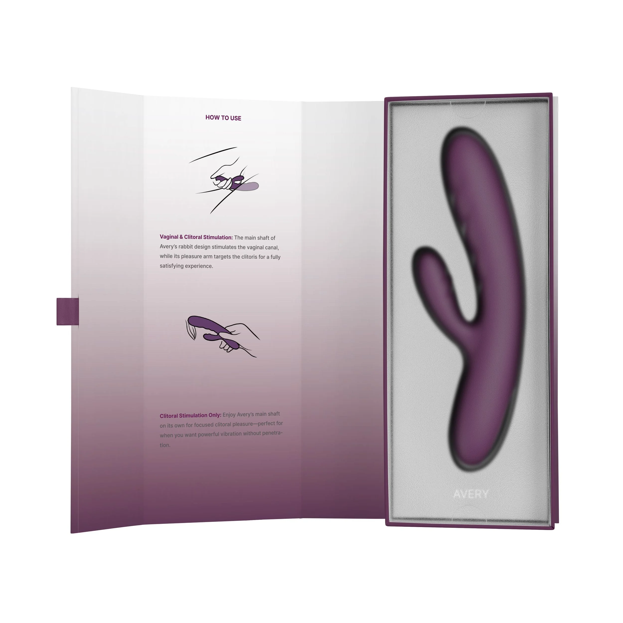 SVAKOM - Avery Krachtige Stotende Vibrator - Lila