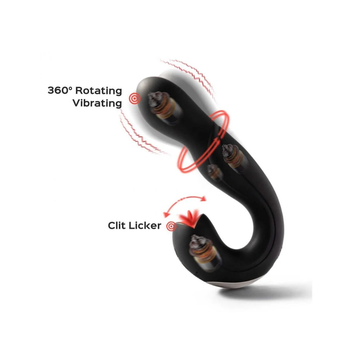 HoneyPlayBox – JOI Pro Dual Vibrator – Zwart