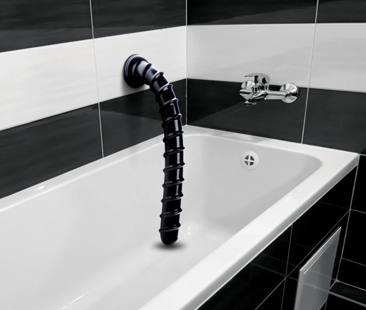 Swirl Thick Anal Snake Anaaldildo - 45 cm