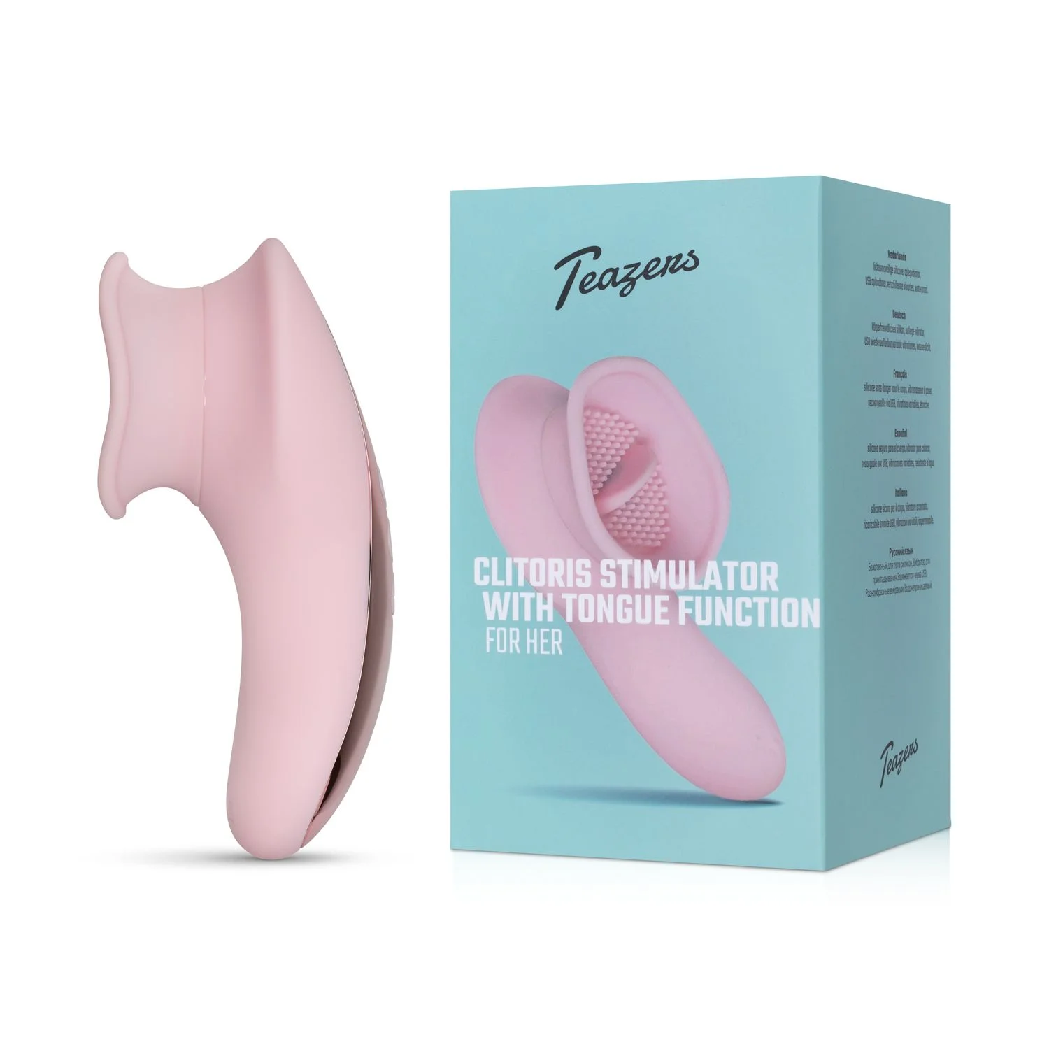 Teazers – Clitoral Tong Vibrator – Roze