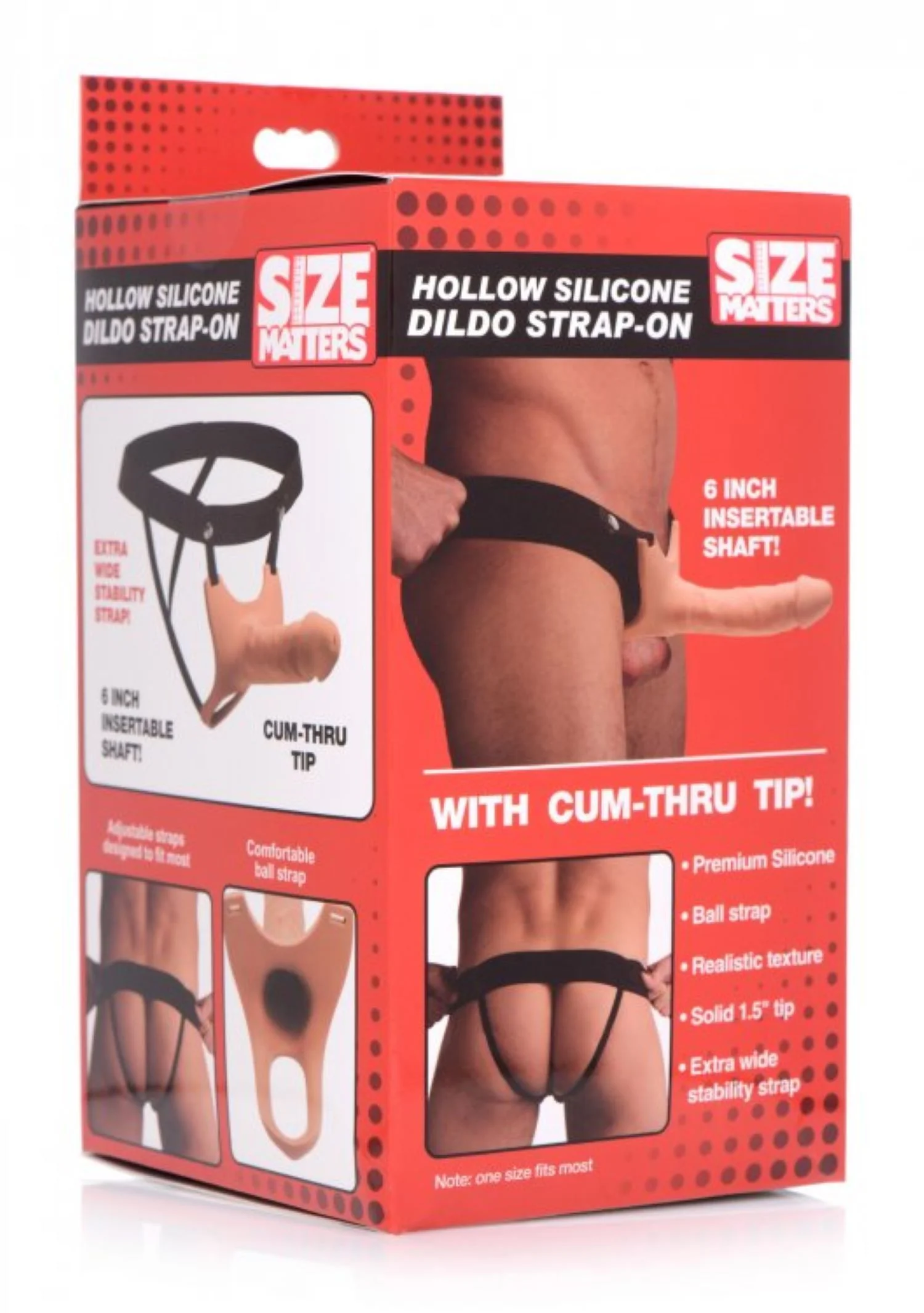 Holle Strap-On Siliconen Dildo Met Harnas