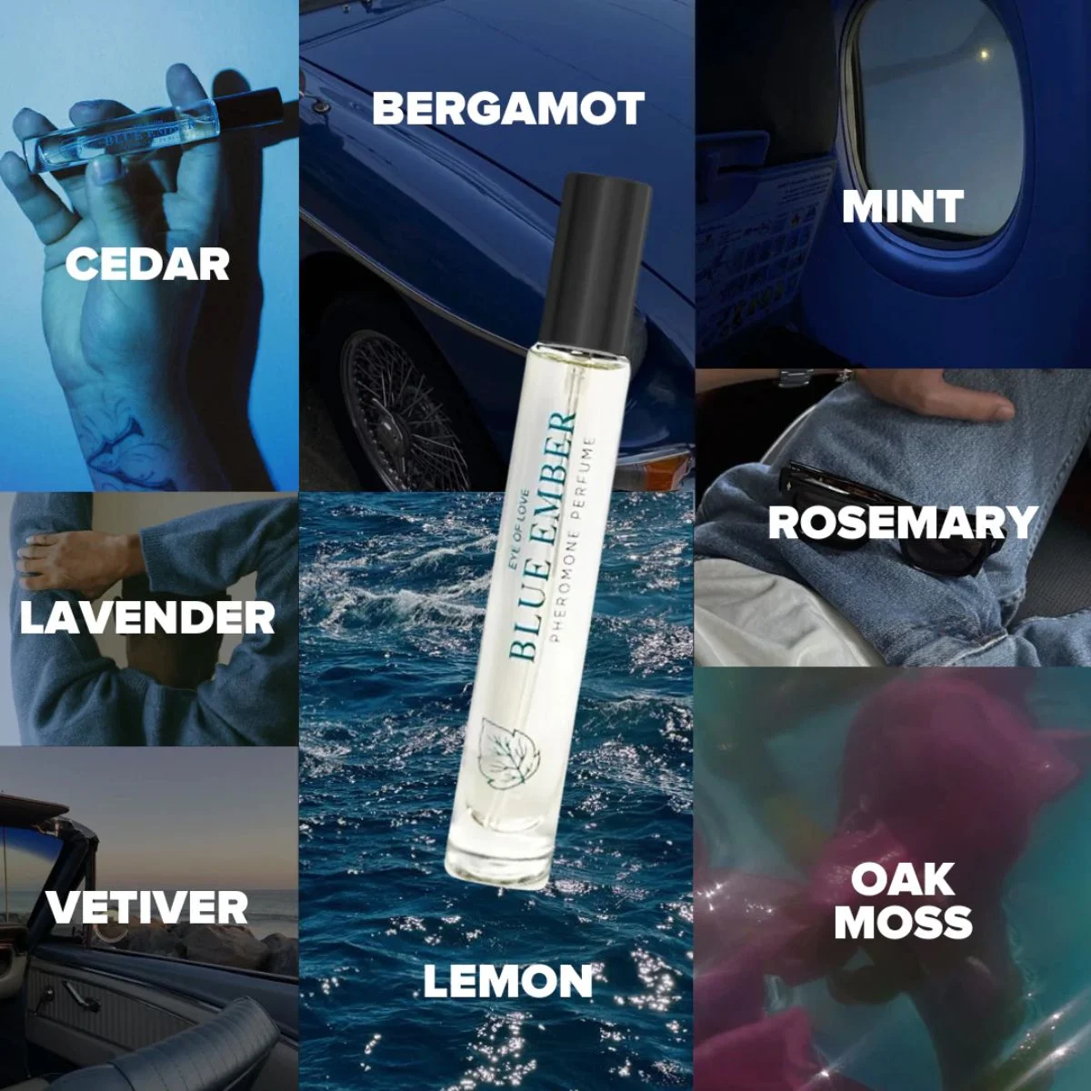Eye of Love - Blue Ember Pheromone Parfum - 10ml